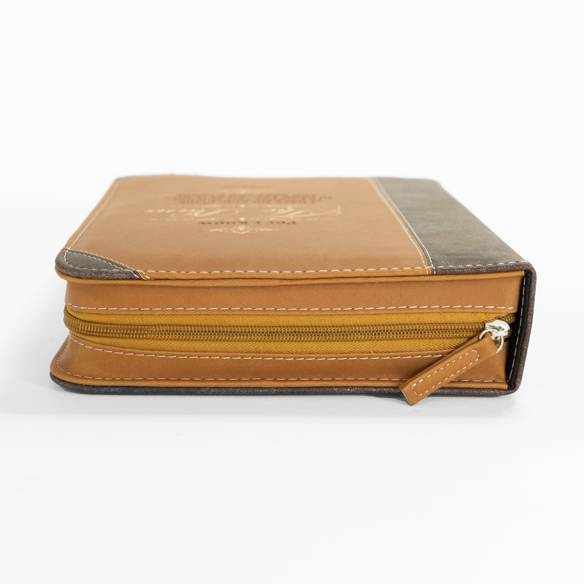Divine Details: Bible Cover - Brown & Gold For I Know the Plans - Jeremiah 29:11