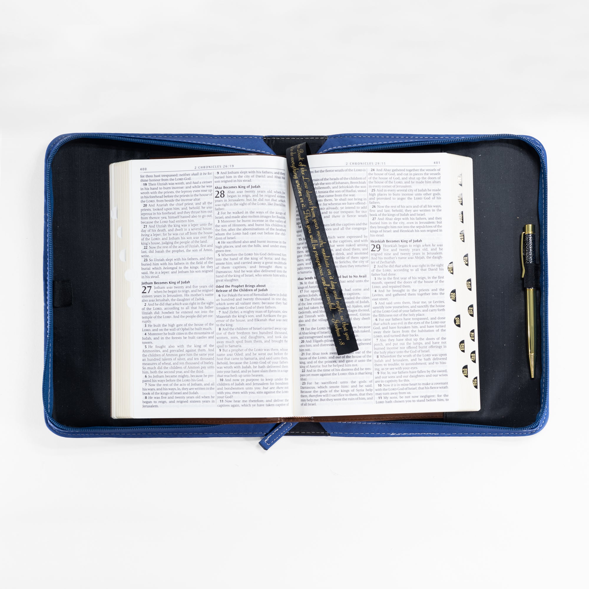Divine Details: Bible Cover Blue On Blue - Wrap Patch