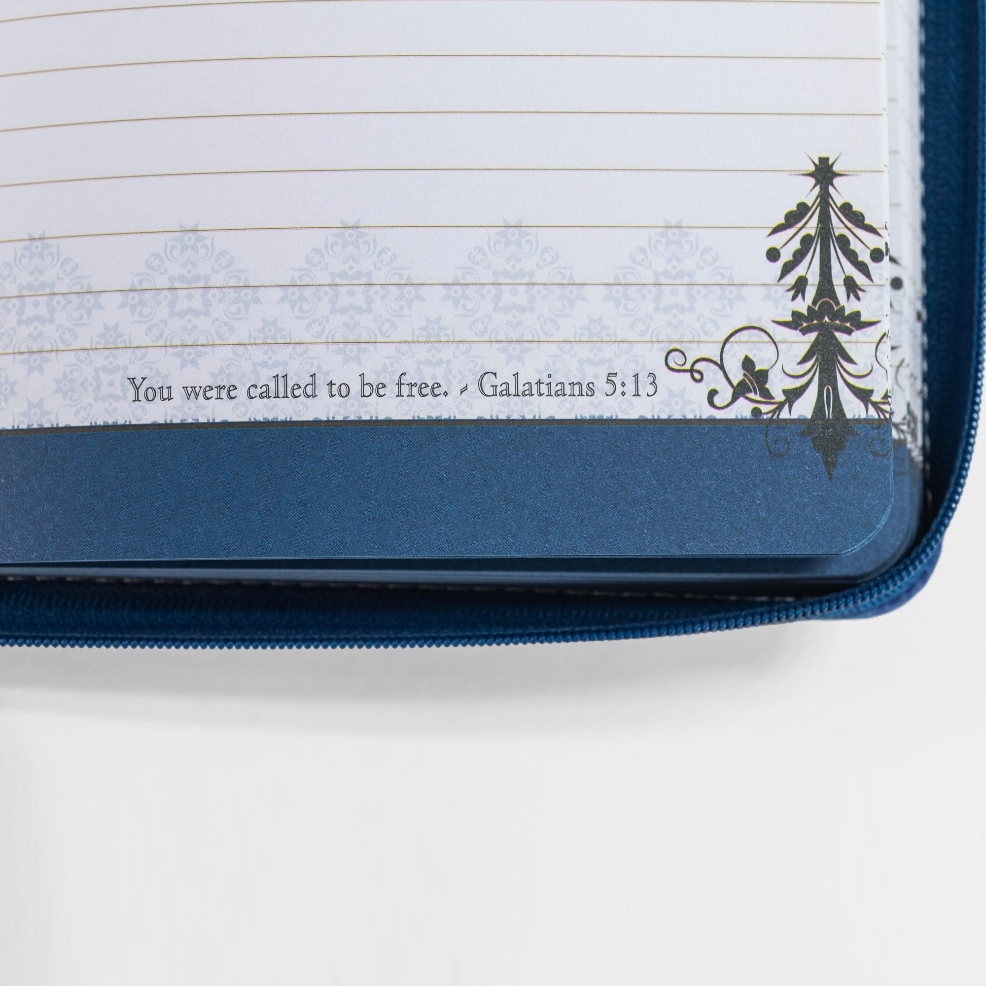 Divine Details: Blue On Blue Wrap Patch Journal