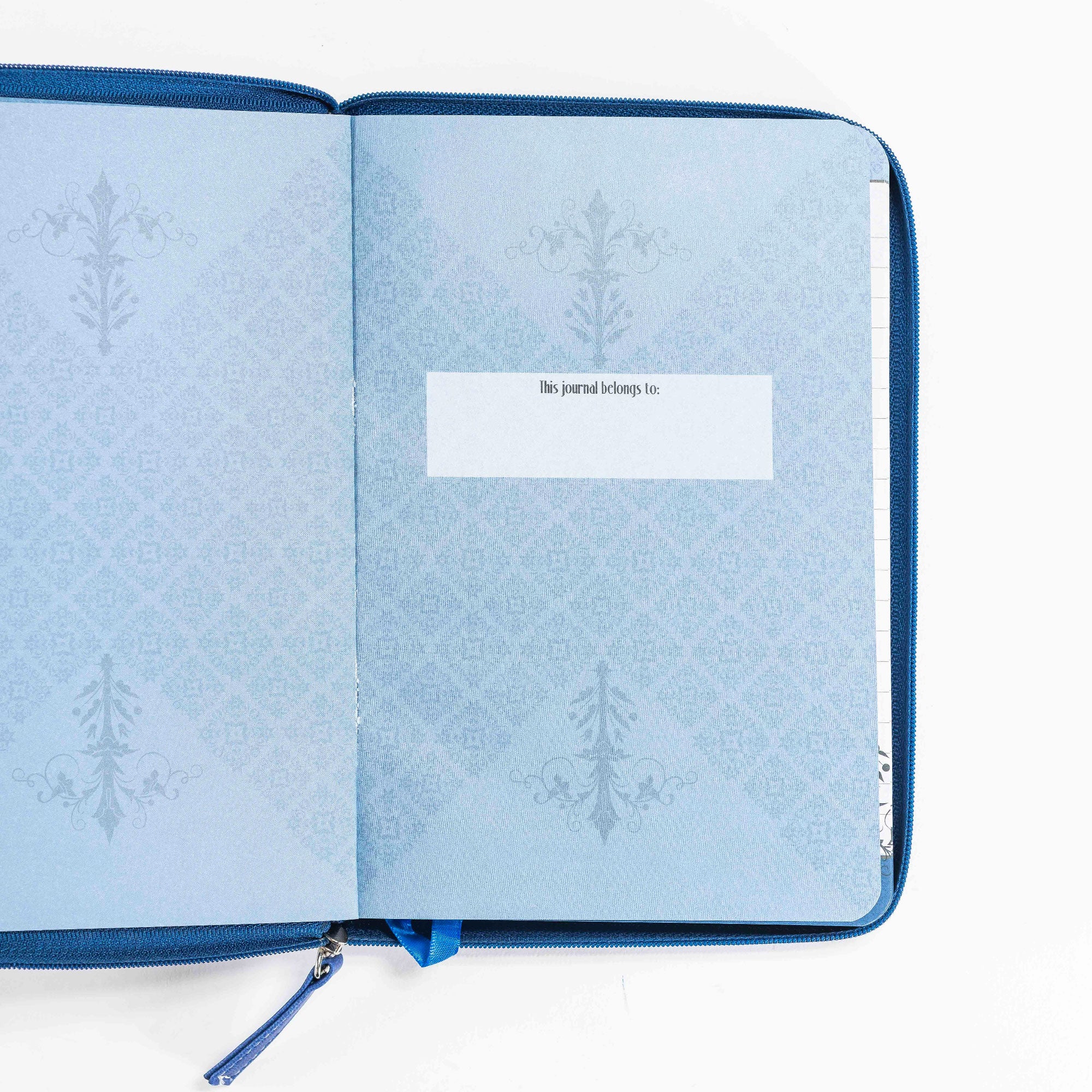 Divine Details: Blue On Blue Wrap Patch Journal
