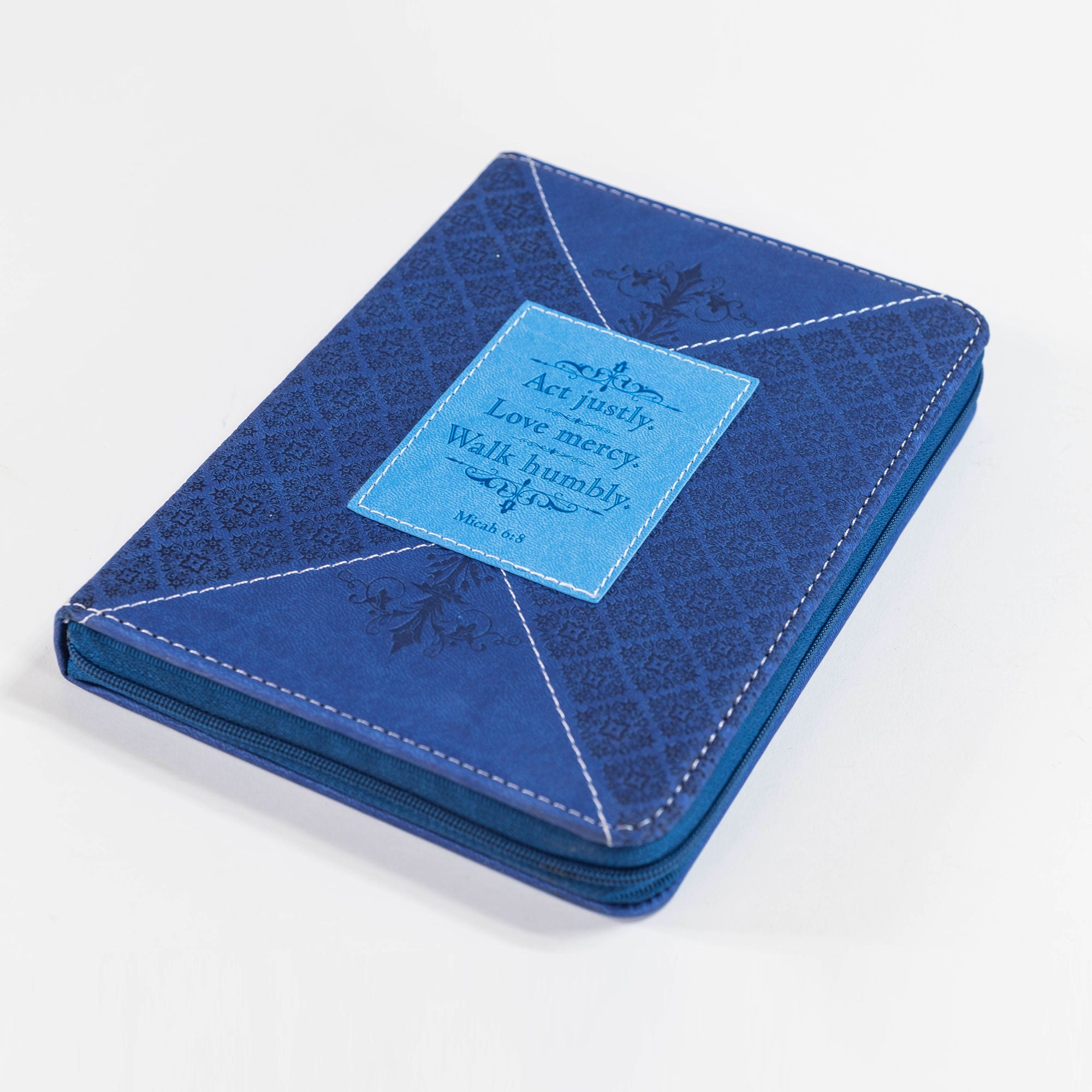 Divine Details: Blue On Blue Wrap Patch Journal