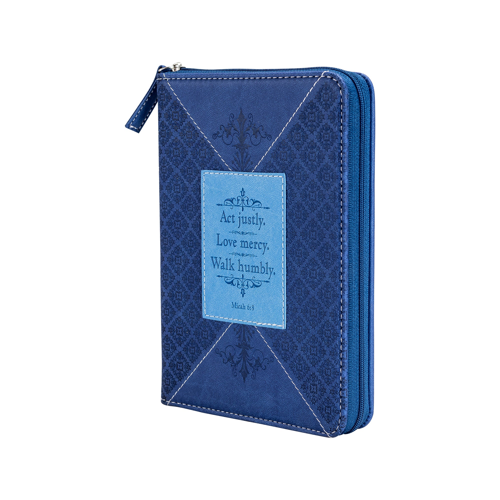 Divine Details: Blue On Blue Wrap Patch Journal