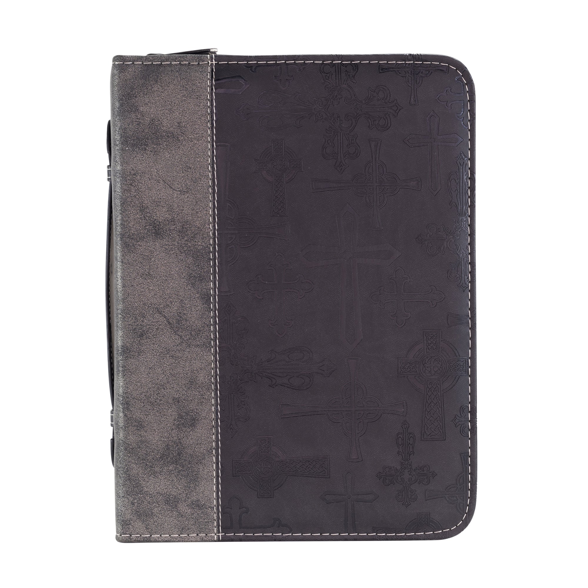 Divine Details: Bible Cover - Black Crosses