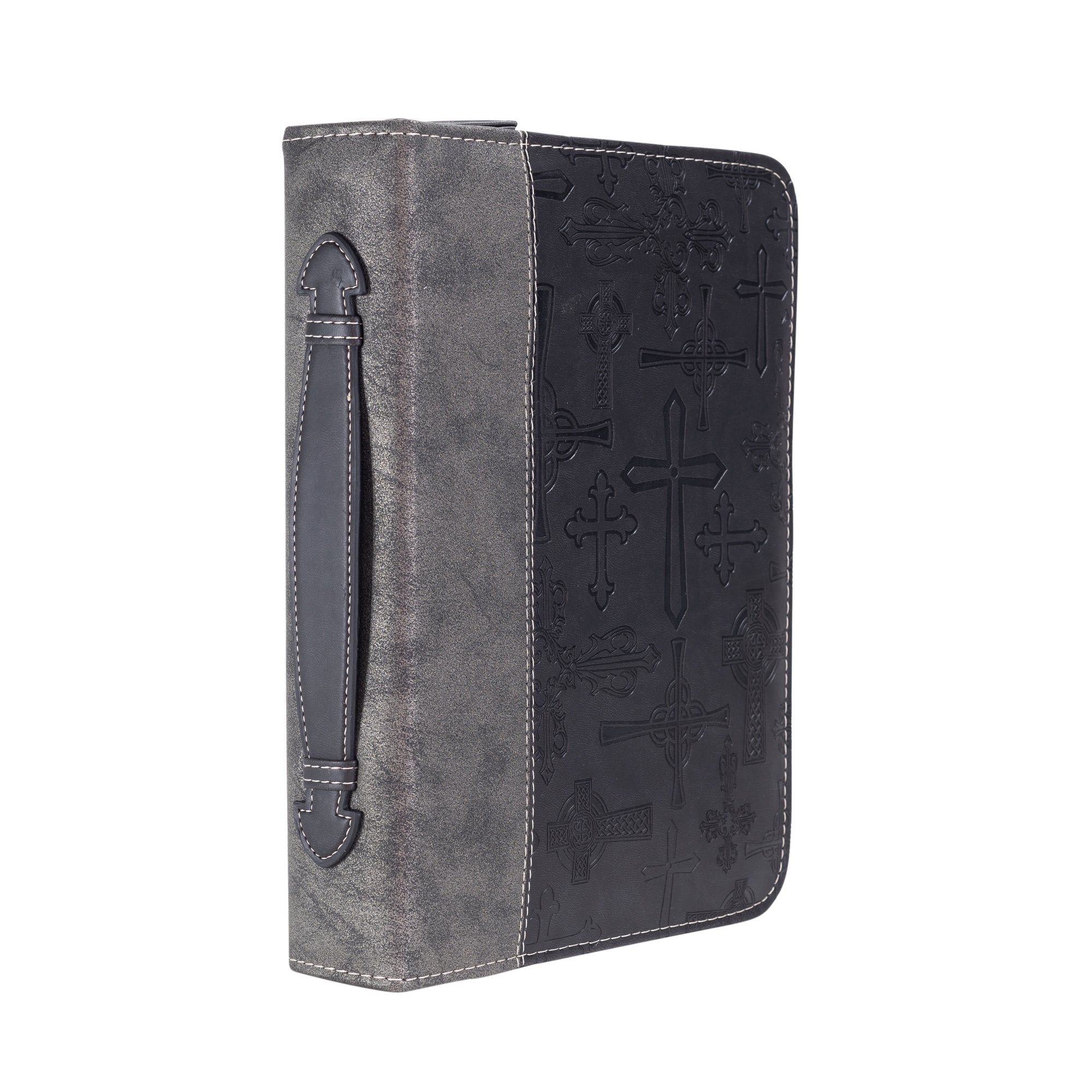 Divine Details: Bible Cover - Black Crosses