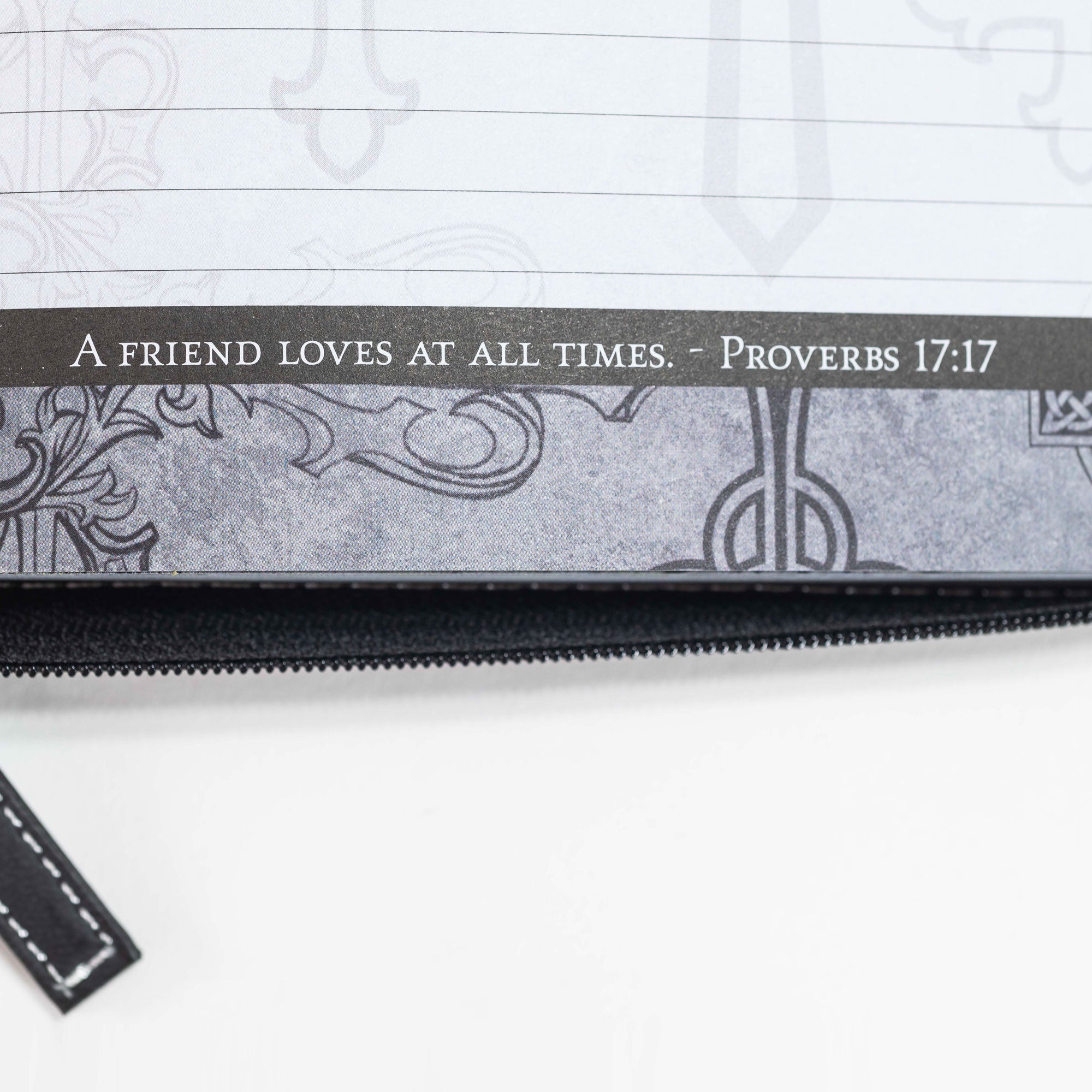 Divine Details: Silver Black Crosses Journal