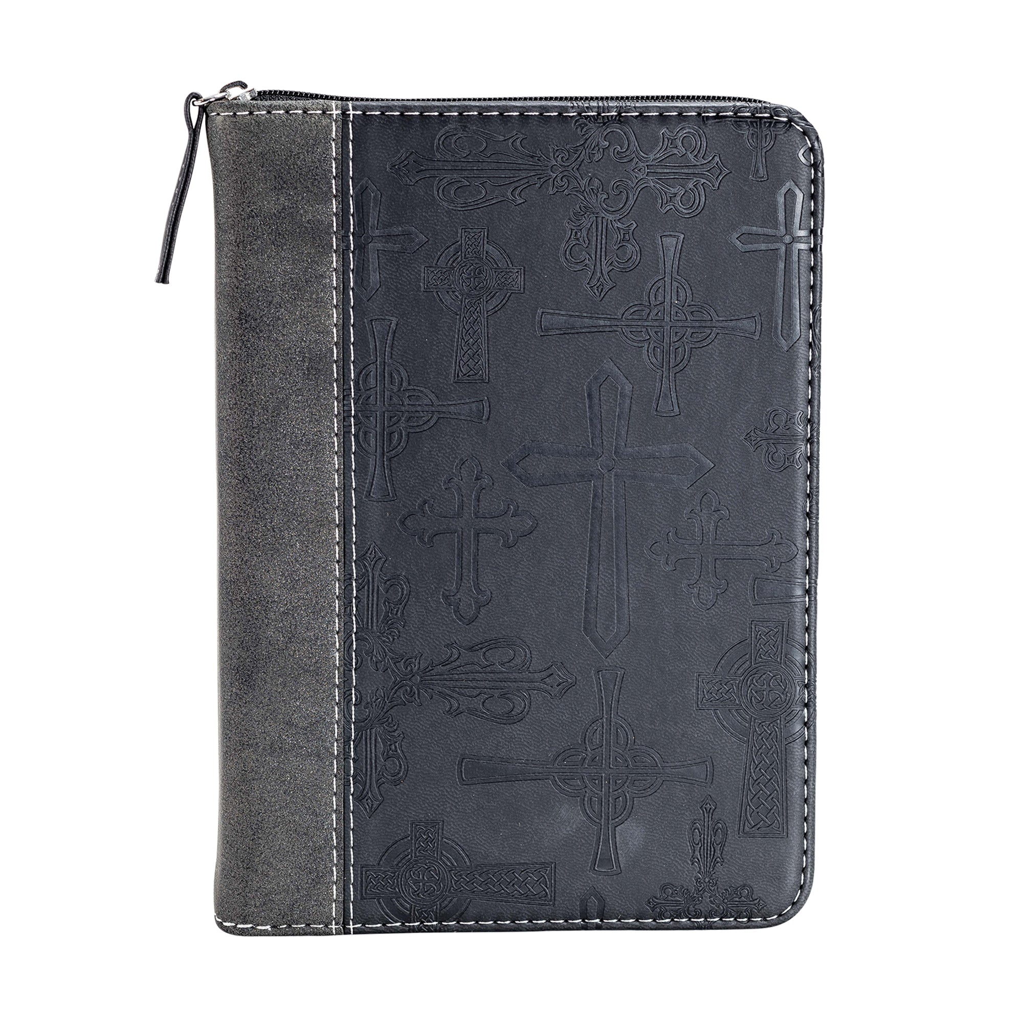 Divine Details: Silver Black Crosses Journal