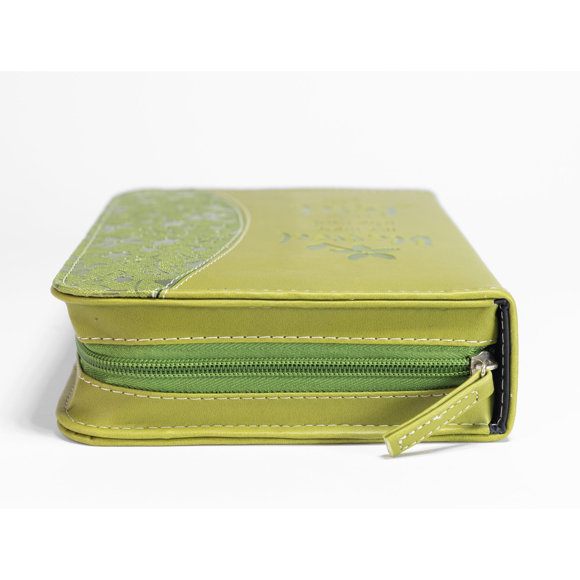 Divine Details: Green On Green - Blessed Bible Cover
