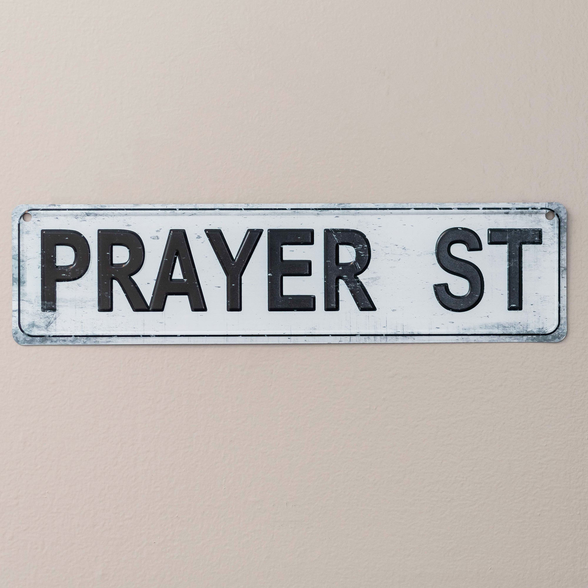 Prayer Program: Prayer Street Sign