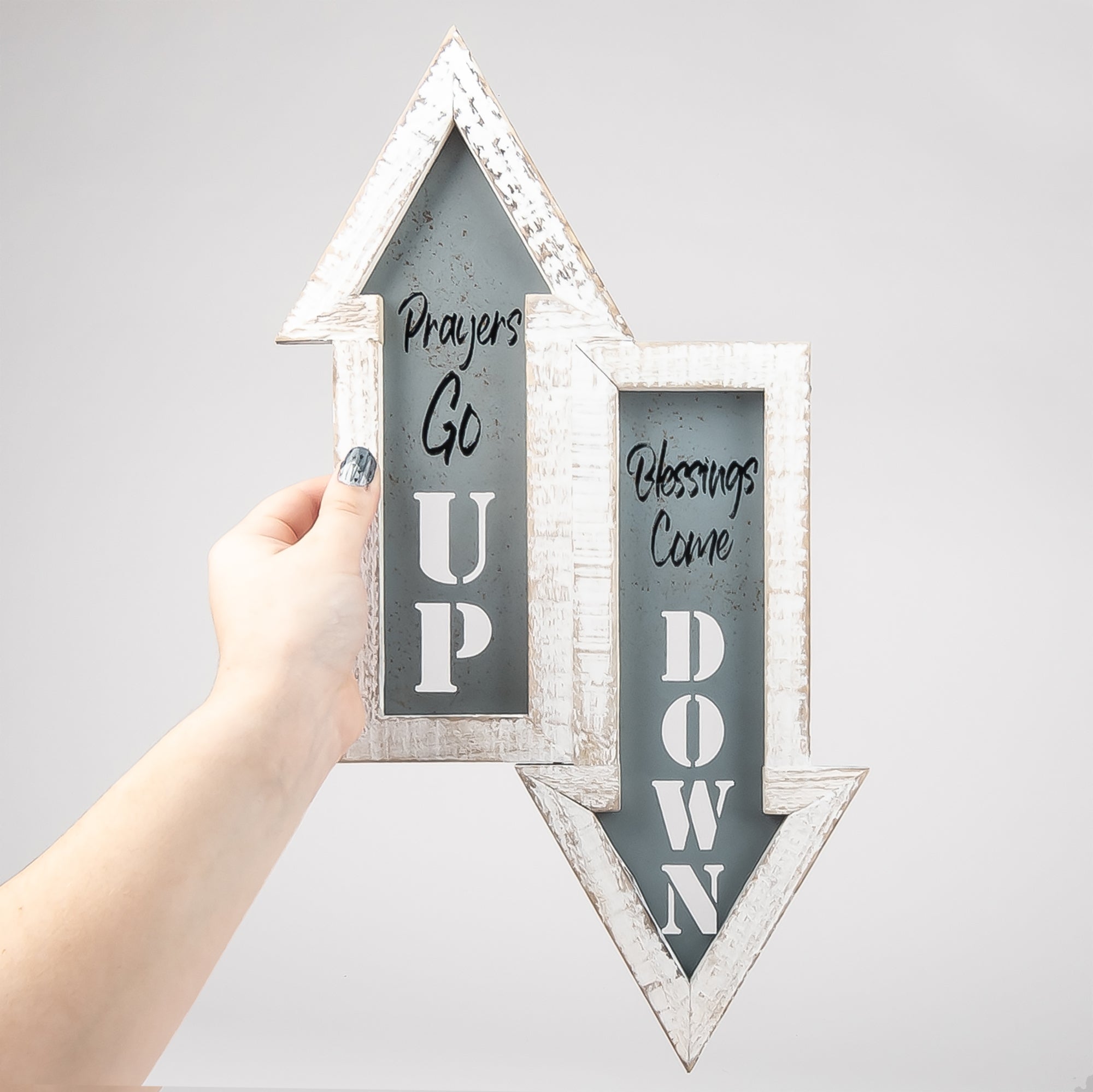 Prayer Program Prayers Go Up Arrow Wall Art
