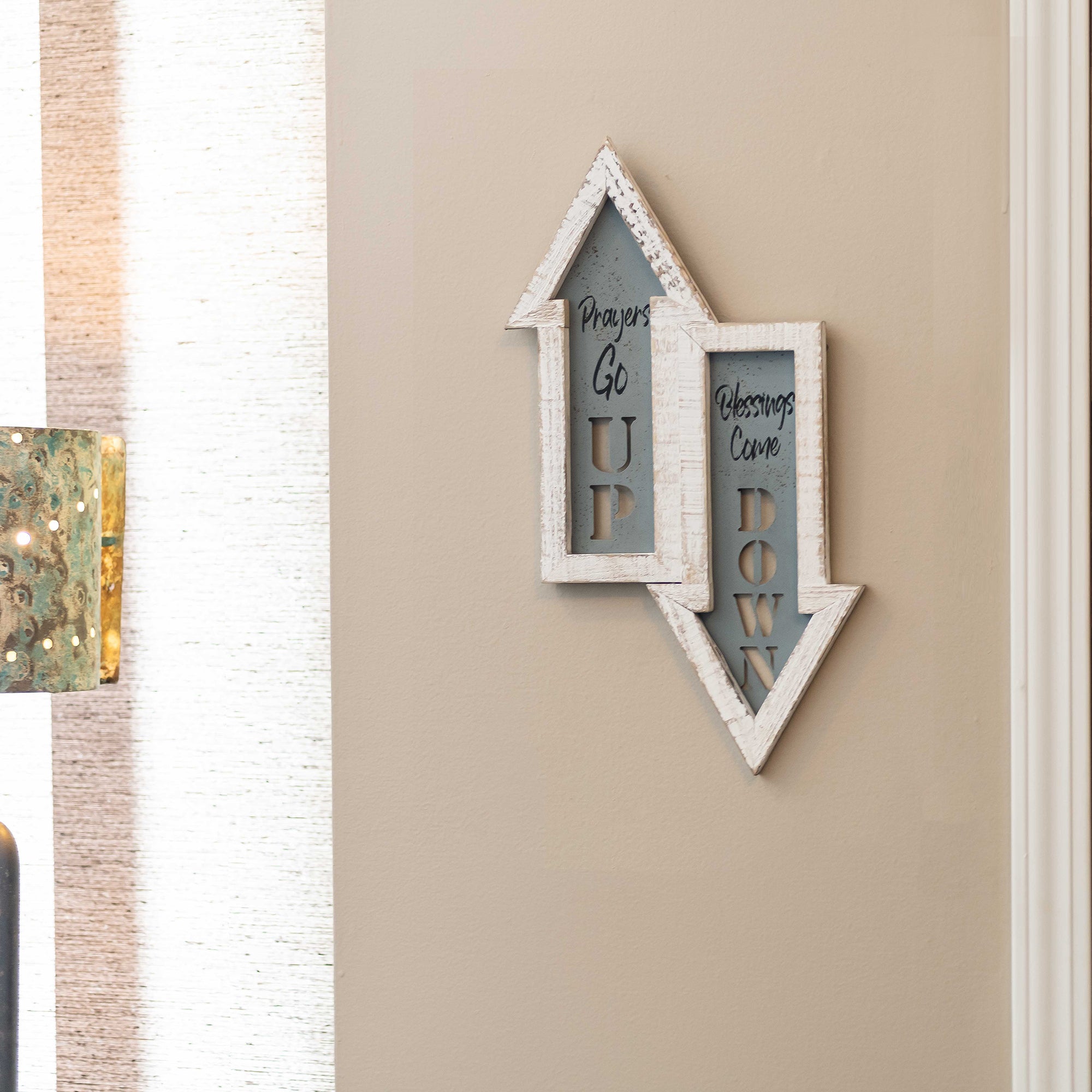 Prayer Program Prayers Go Up Arrow Wall Art