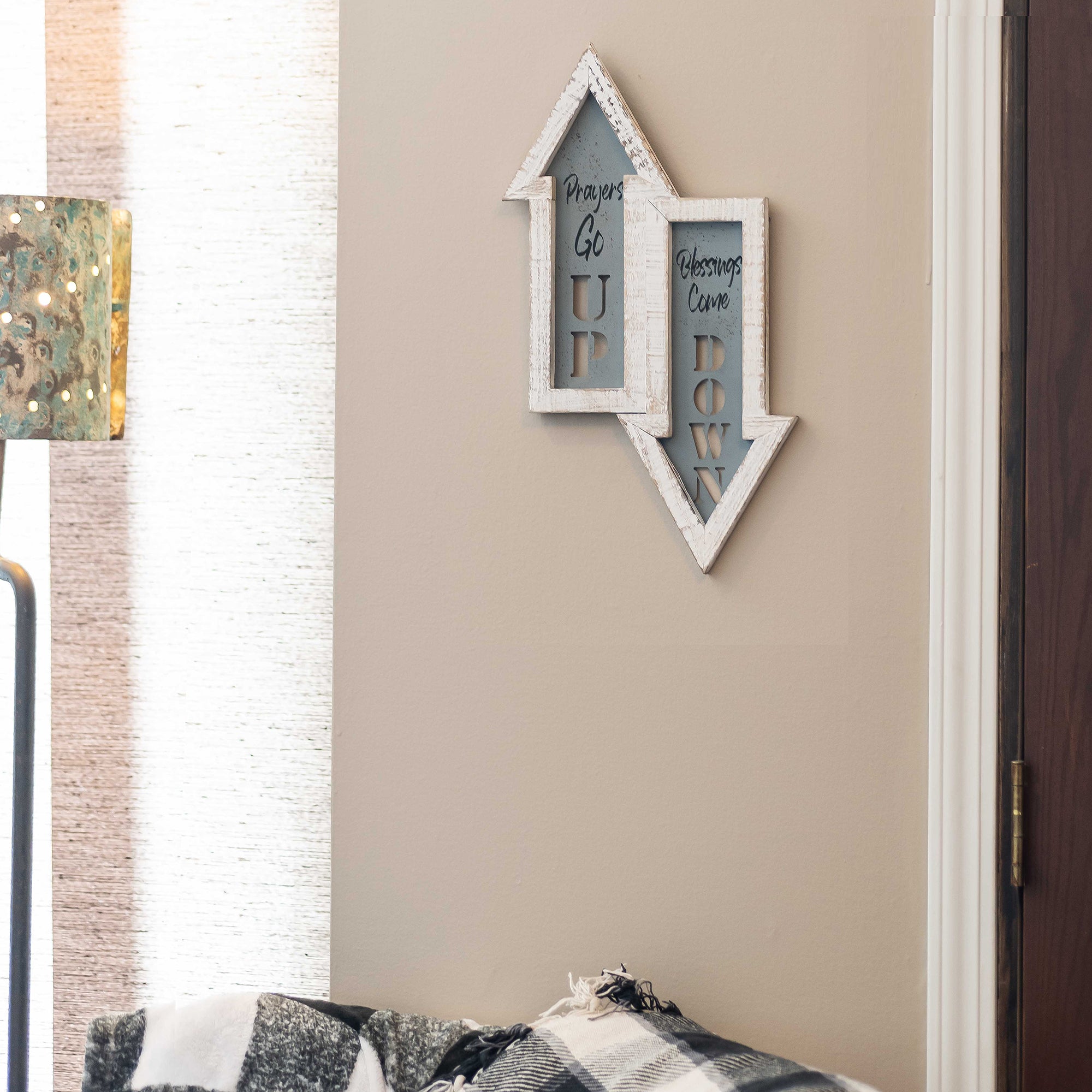 Prayer Program Prayers Go Up Arrow Wall Art