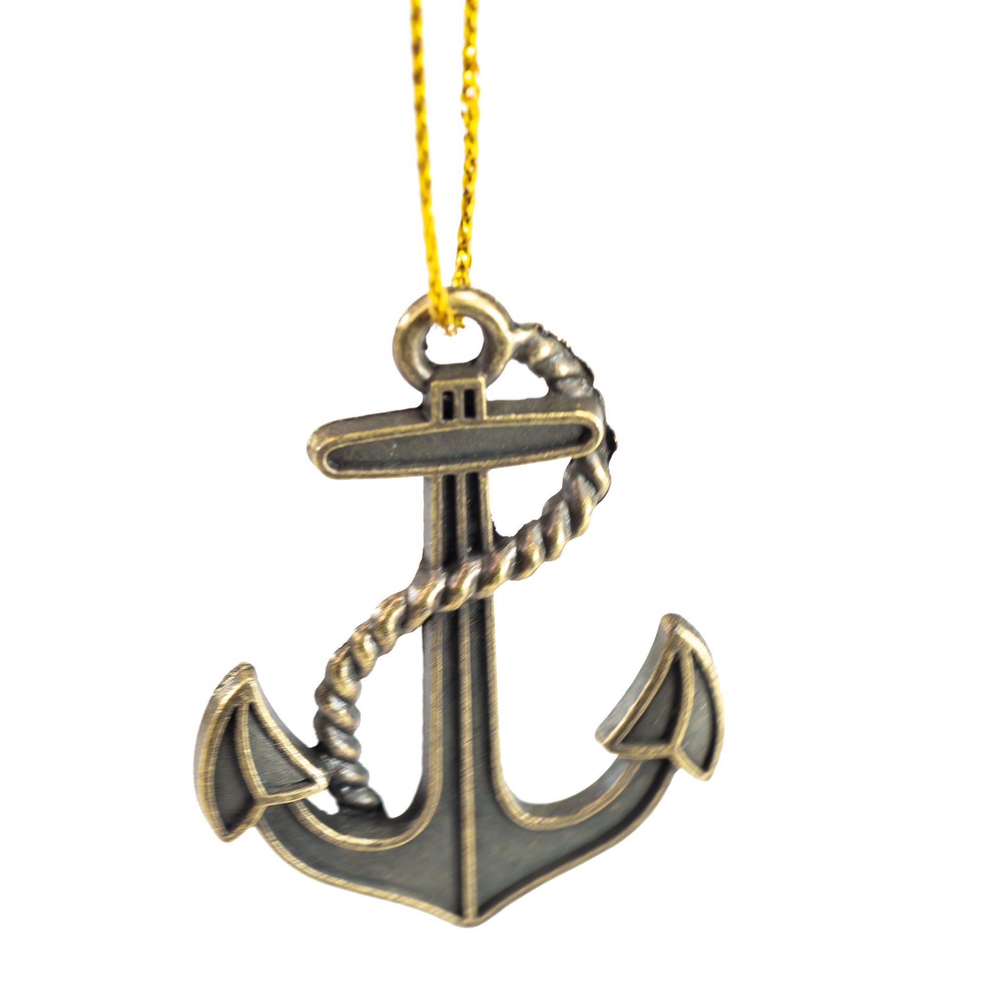 Faux Leather Journal : Blue Hope Anchor, Anchor Charm