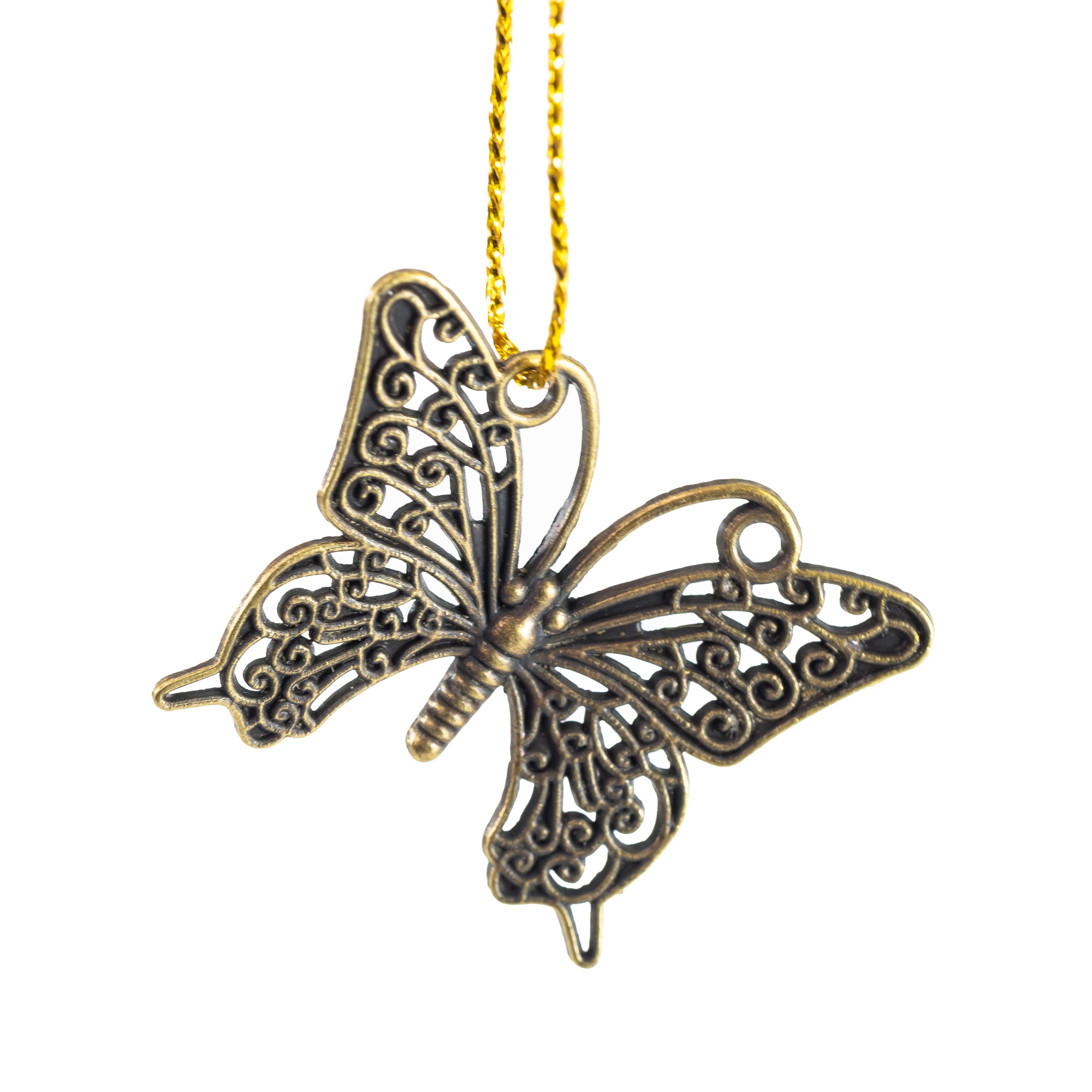 Faux Leather Journal : Teal Serenity Prayer, Butterfly Charm