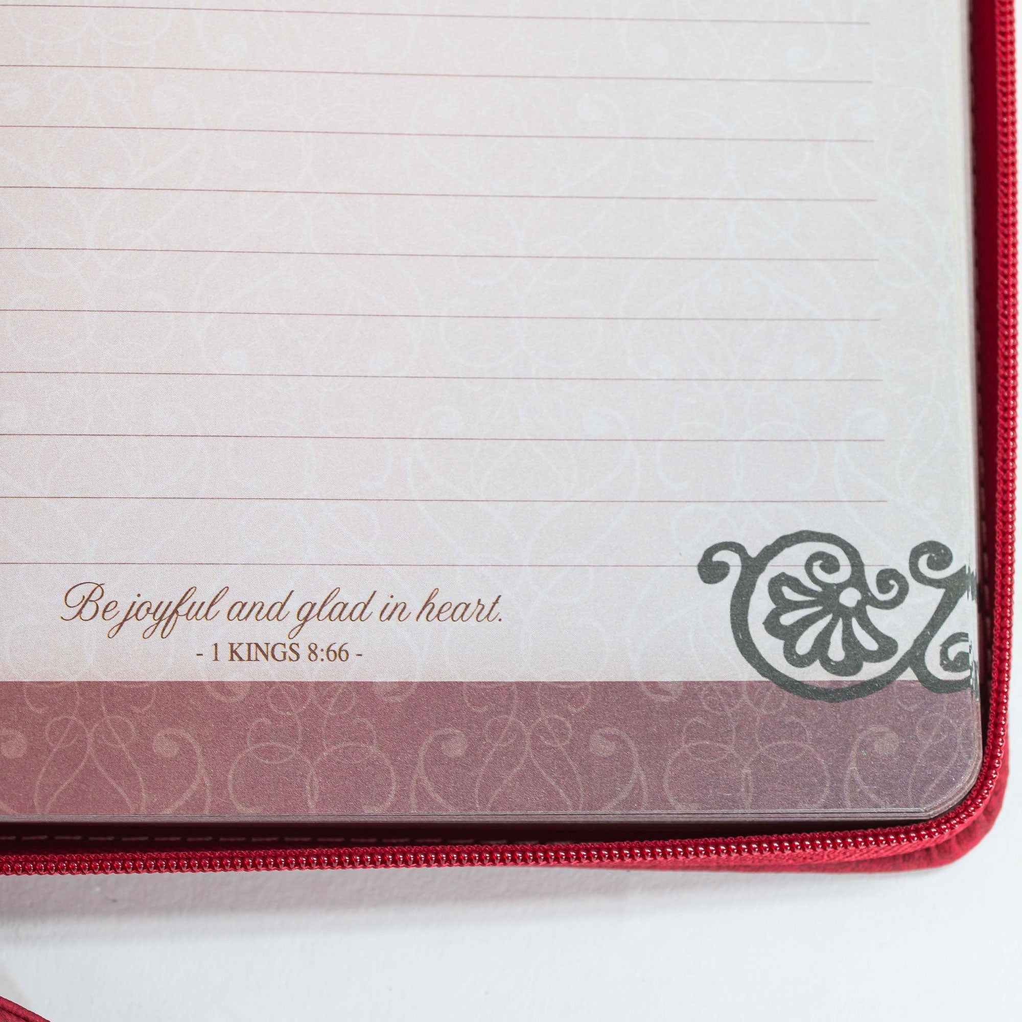 Divine Details 2020: Zippered Journal: Red Proverbs 31