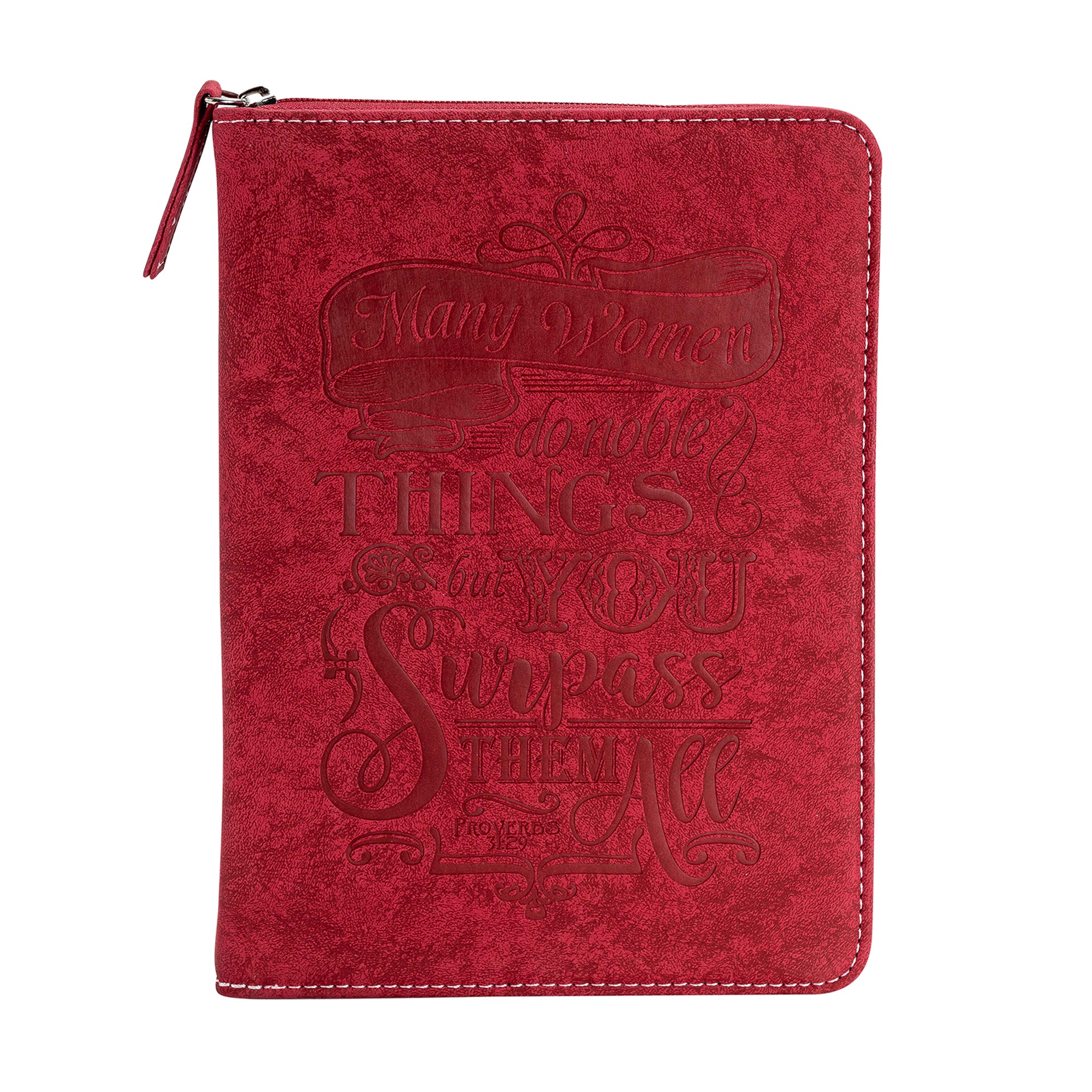 Divine Details 2020: Zippered Journal: Red Proverbs 31