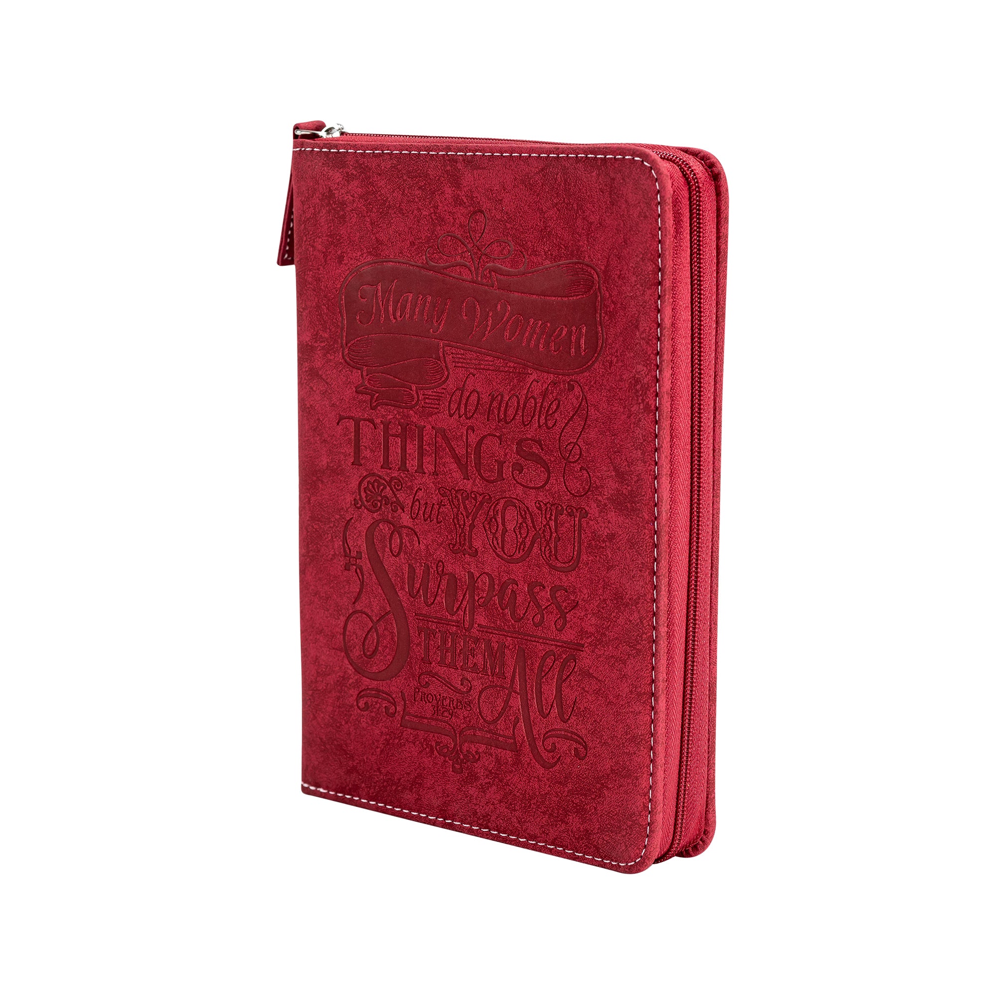 Divine Details 2020: Zippered Journal: Red Proverbs 31