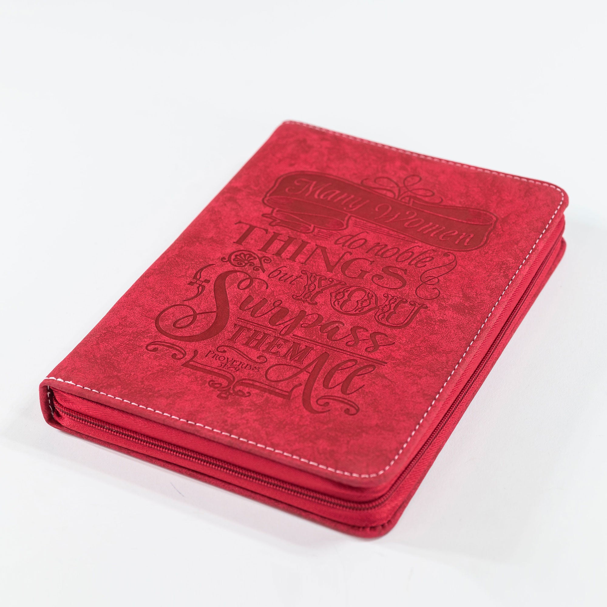 Divine Details 2020: Zippered Journal: Red Proverbs 31
