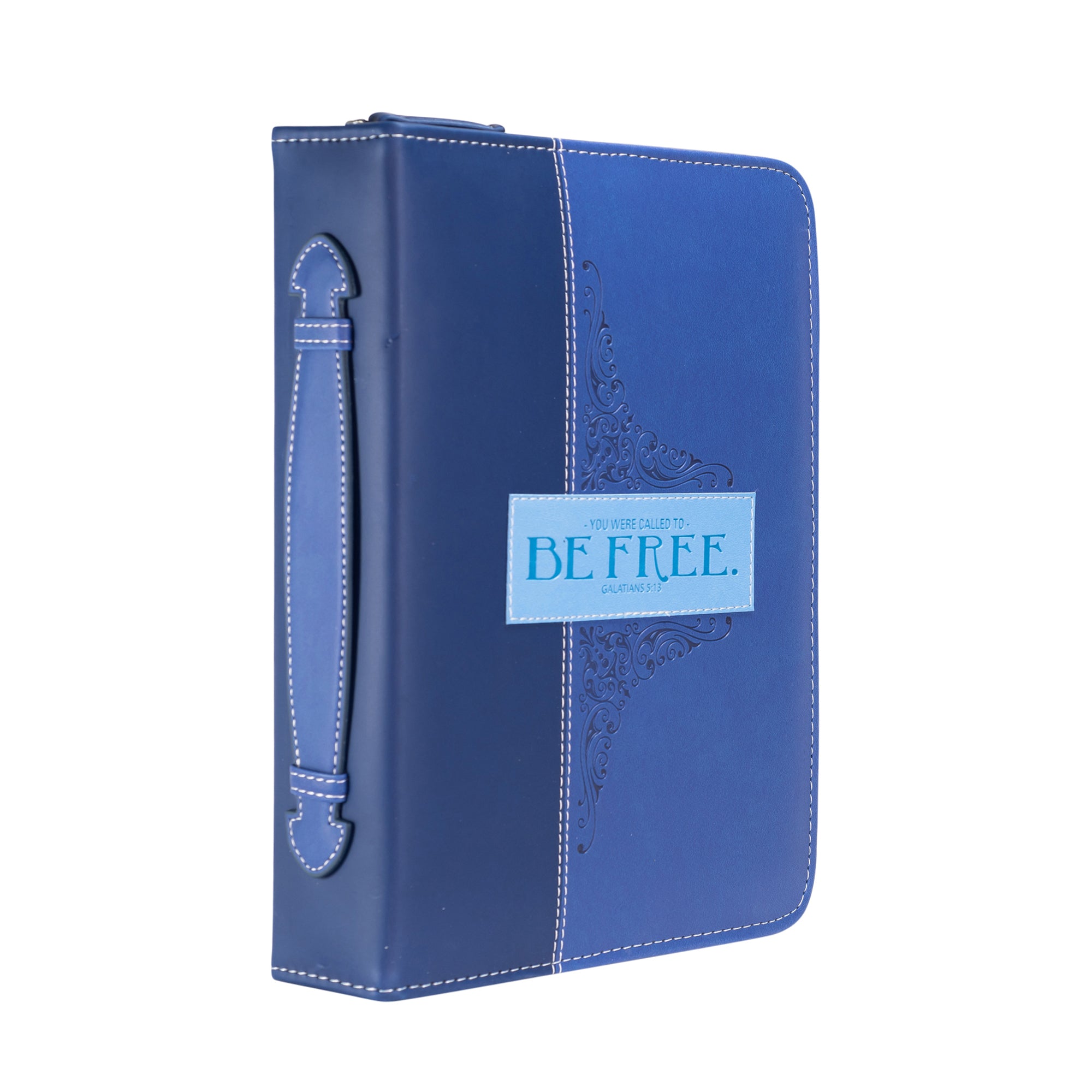 Divine Details: Bible Cover - Blue Be Free - Galatians 5:13