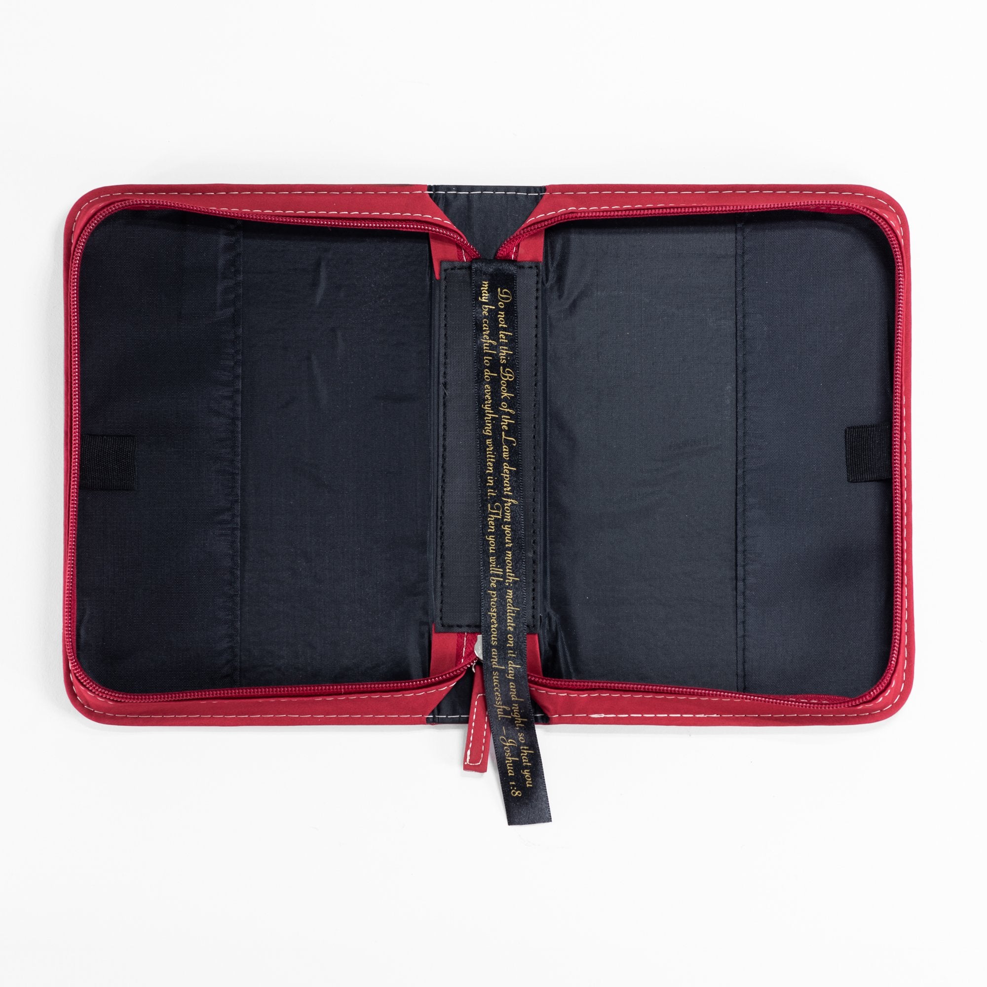 Divine Details: Bible Cover -Pink & Red Be encouraged in Heart - Colossians 2:2