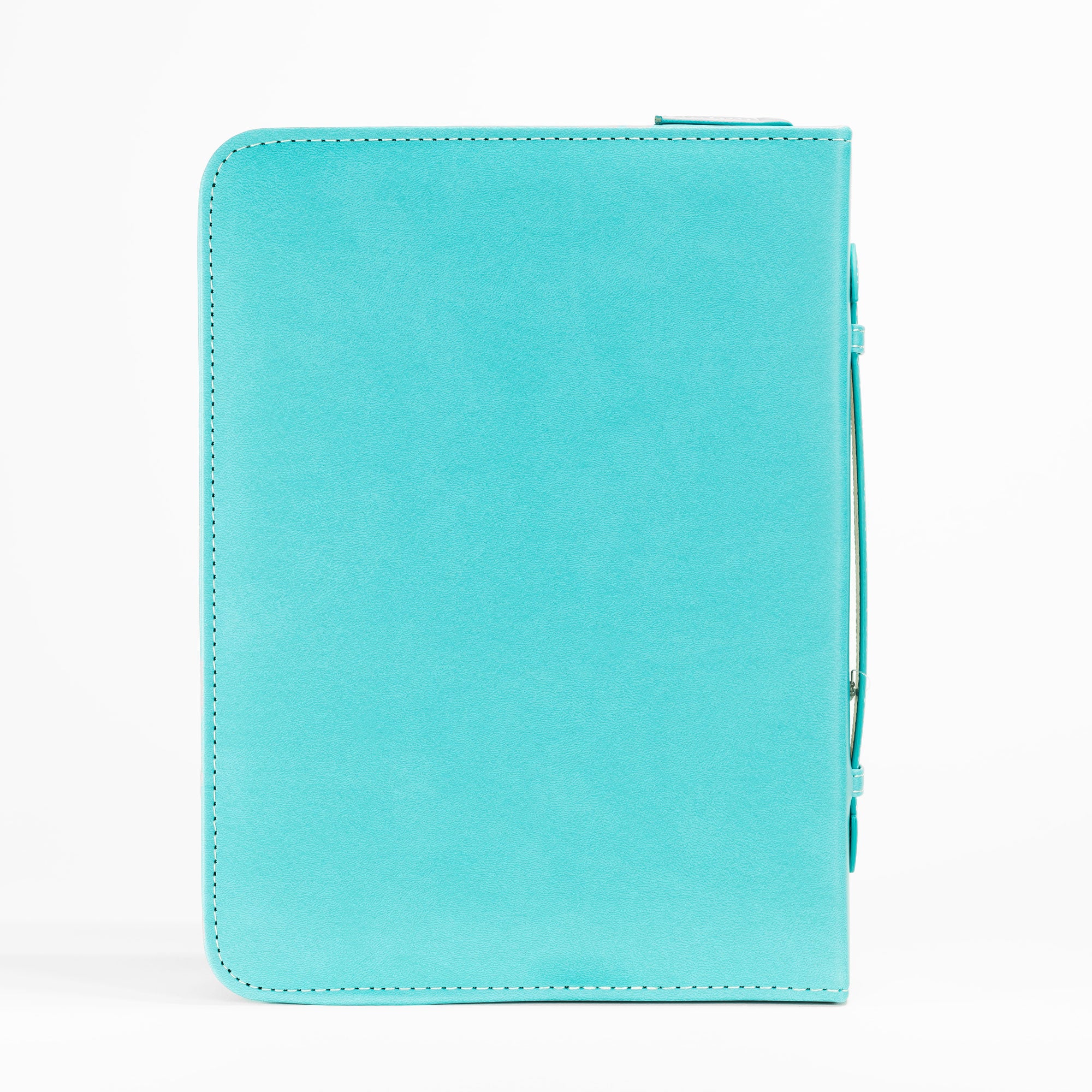 Divine Details: Bible Cover - Teal She is Clothed in Strength - Proverbs 31:25