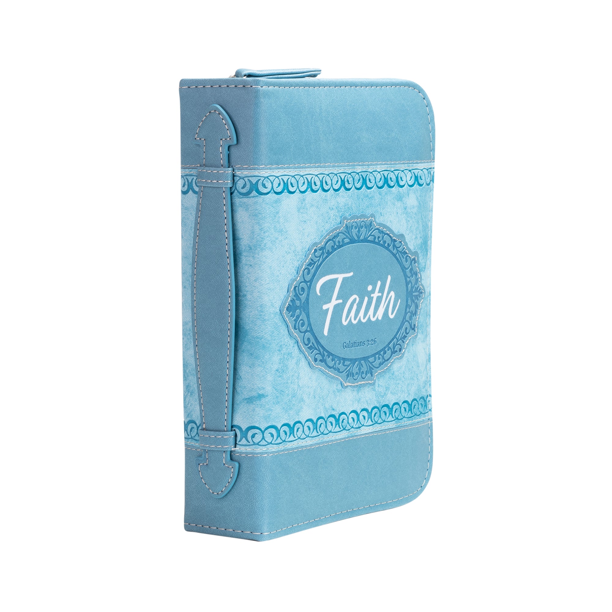 Divine Details: Bible Cover - Pale Teal Faith - Galatians 3:26