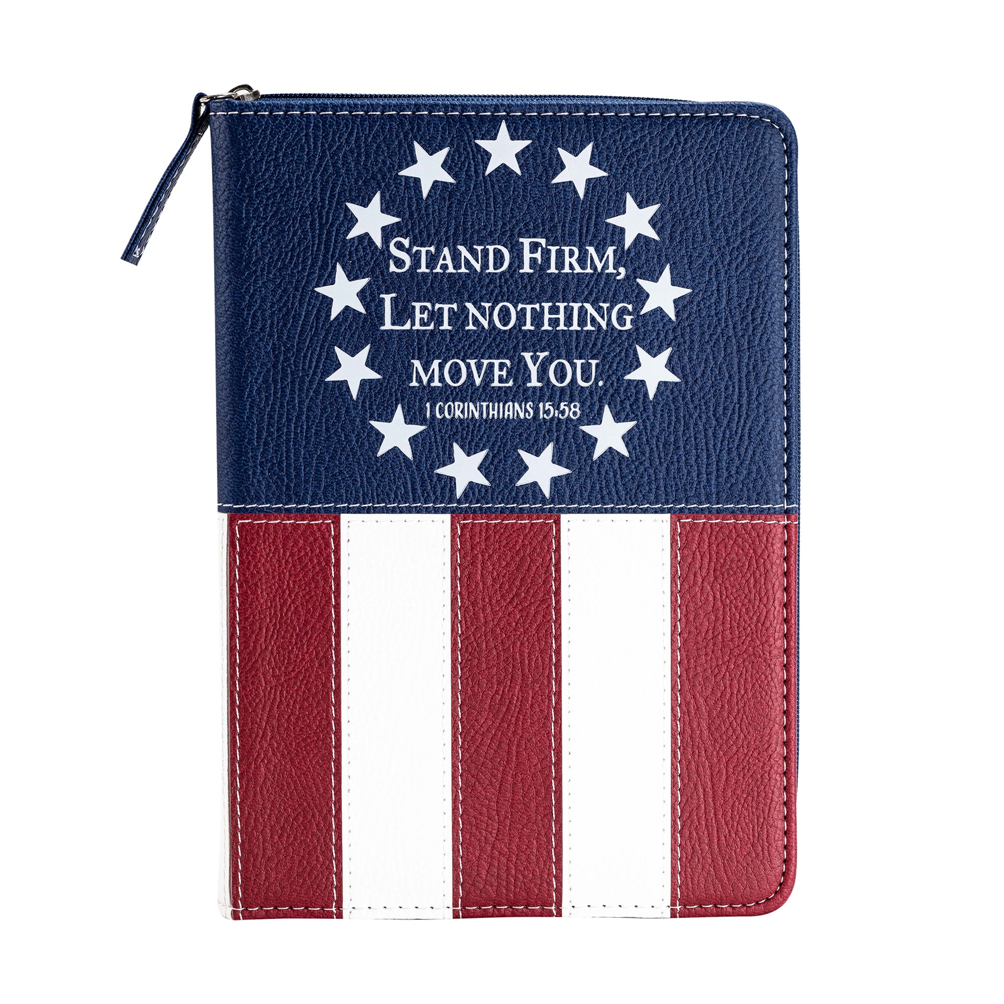 Divine Details 2020: Zippered Journal: US Flag Stand Firm