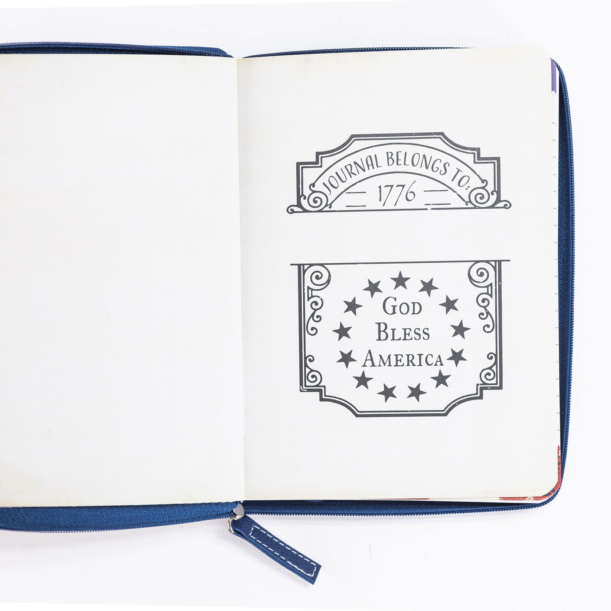 Divine Details 2020: Zippered Journal: US Flag Stand Firm