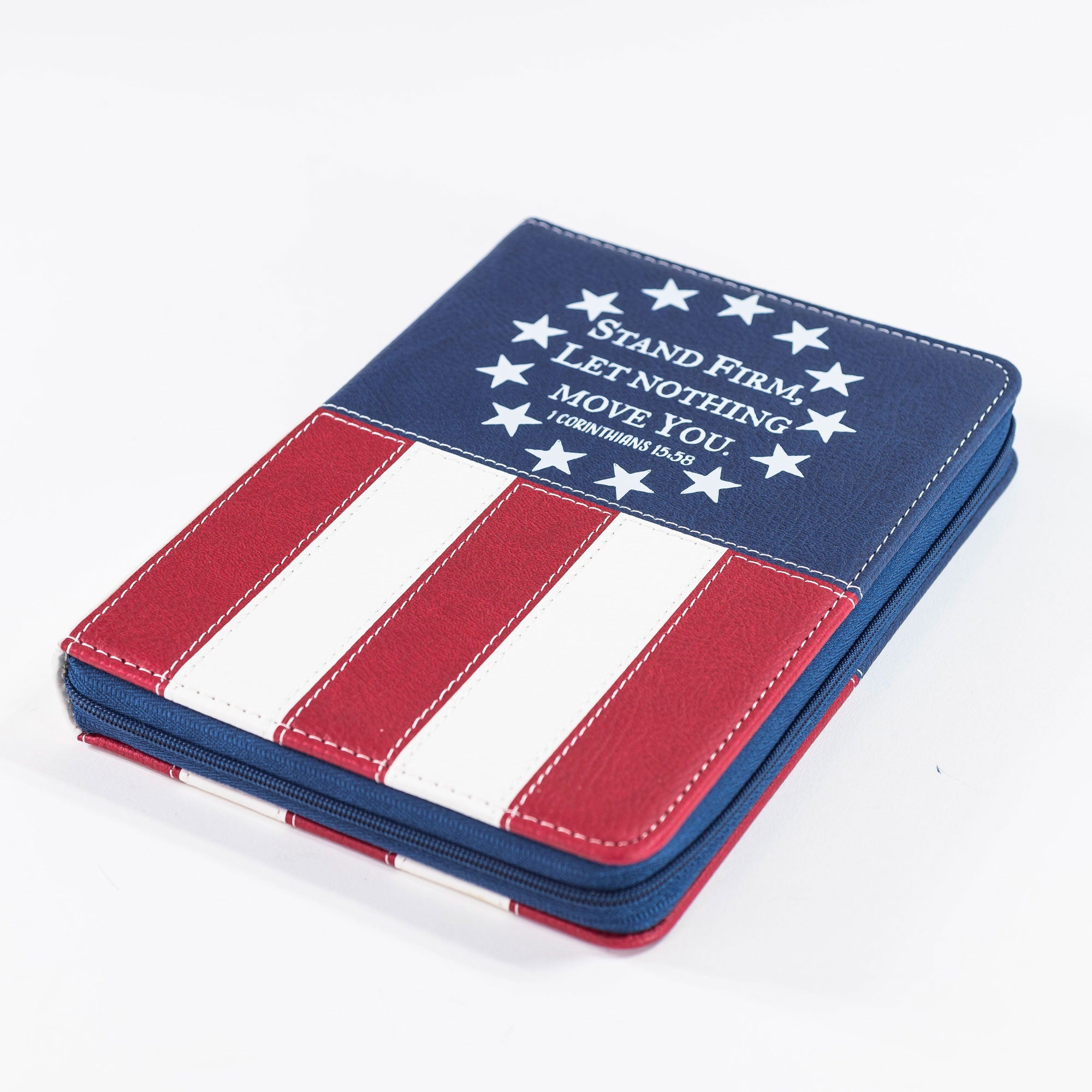 Divine Details 2020: Zippered Journal: US Flag Stand Firm