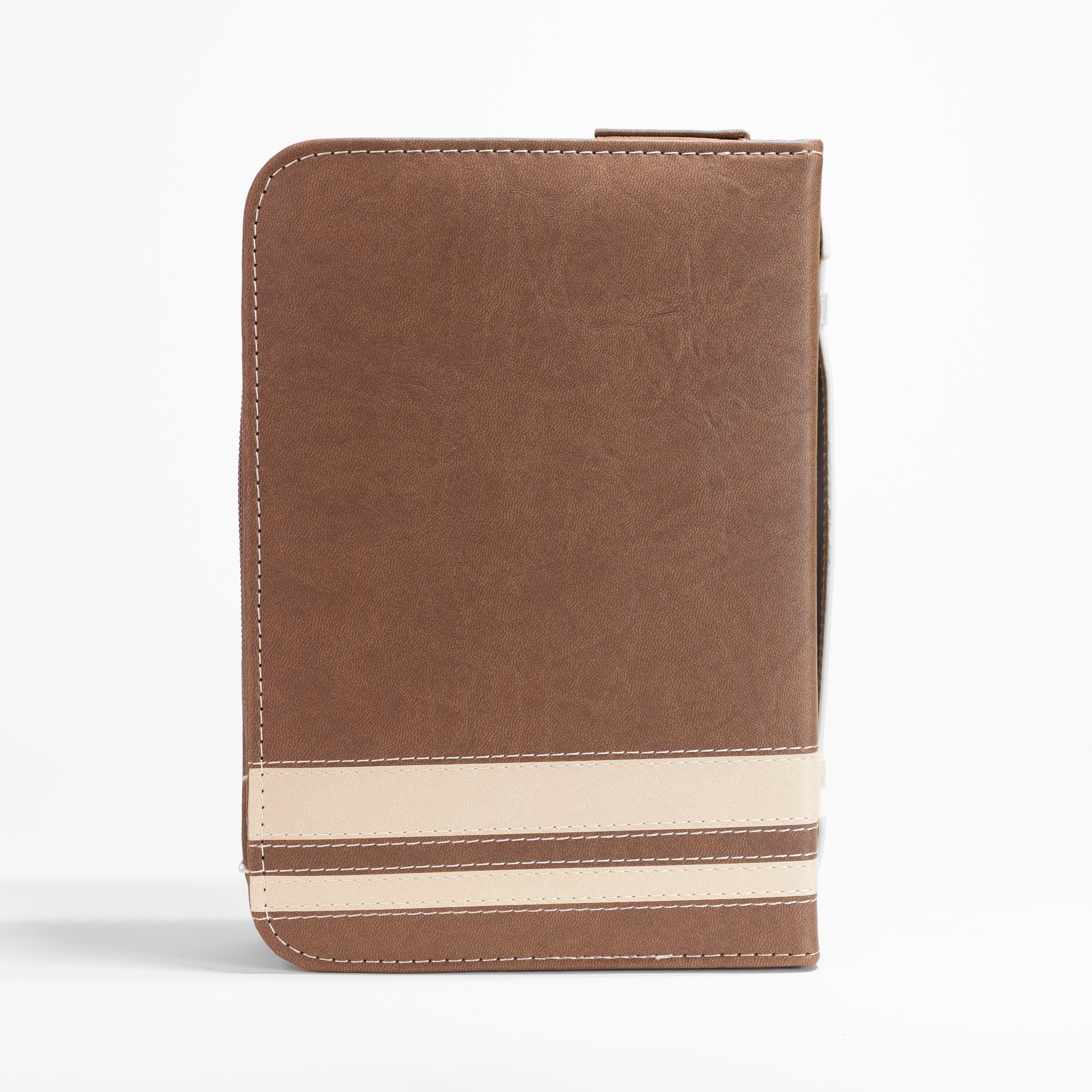 Divine Details: Bible Cover - Brown & Cream With God all things are possible - Matthew 19:26