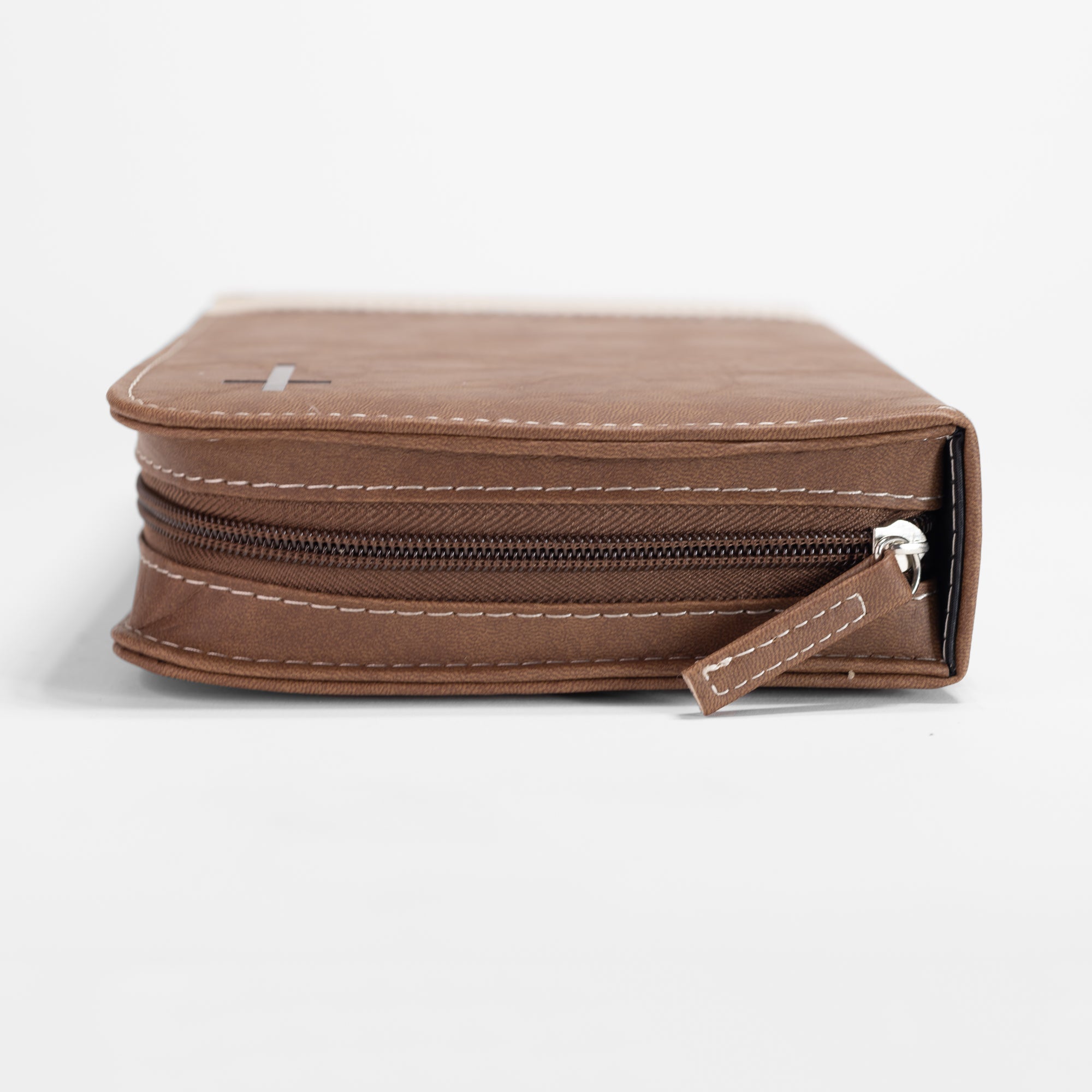 Divine Details: Bible Cover - Brown & Cream With God all things are possible - Matthew 19:26