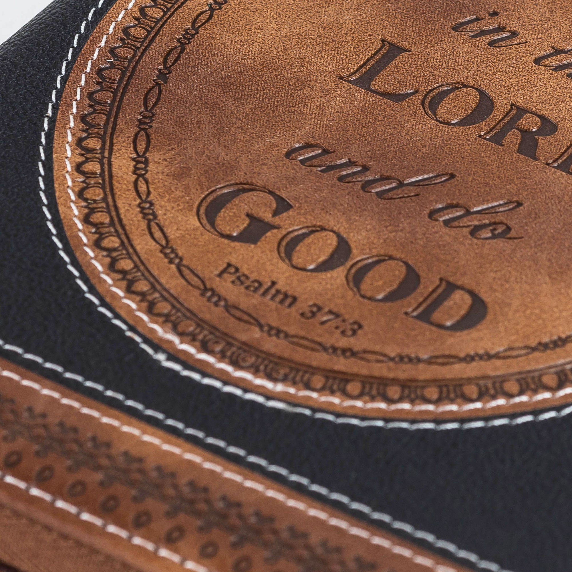 Divine Details: Zippered Journal: Brown & Black Trust