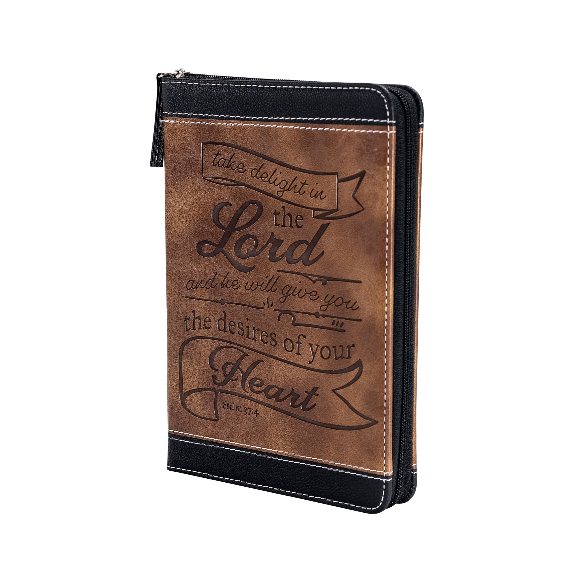 Divine Details: Zippered Journal: Brown & Black Take Delight