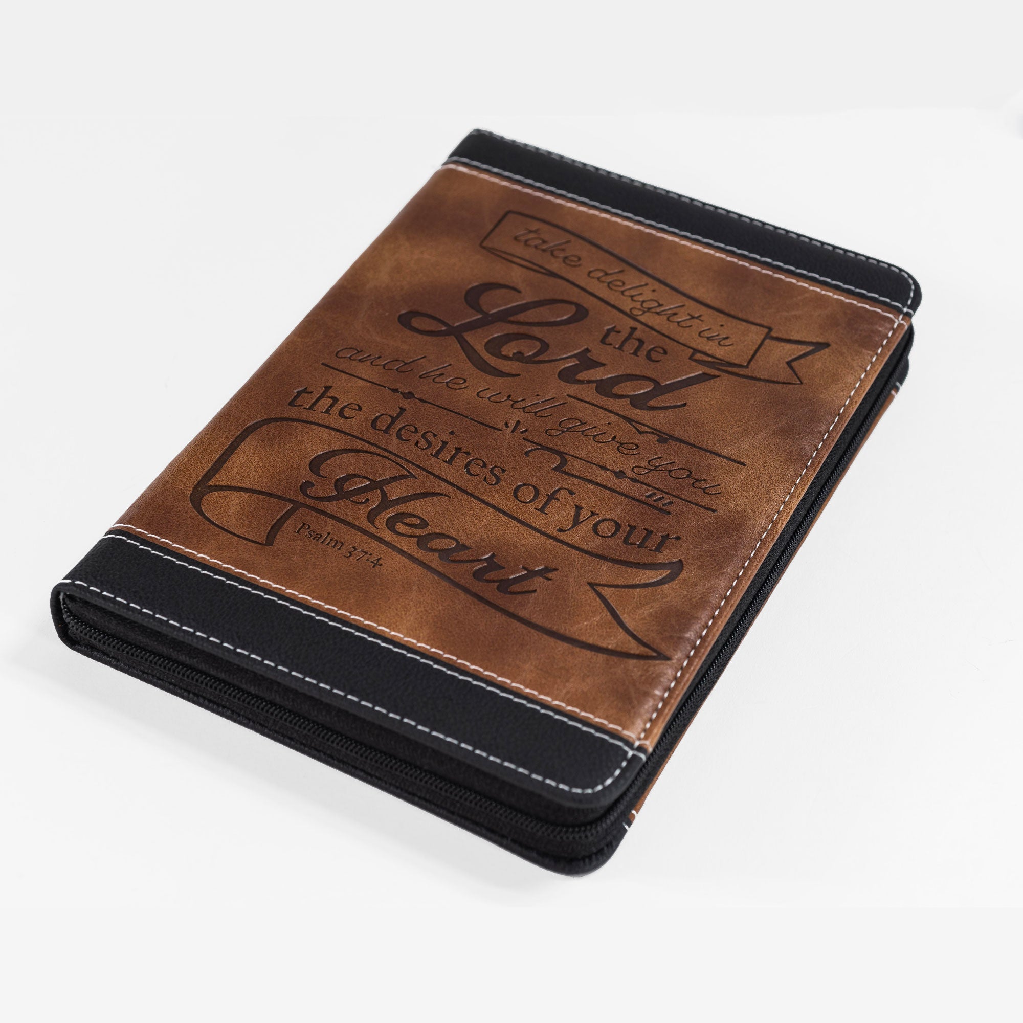 Divine Details: Zippered Journal: Brown & Black Take Delight