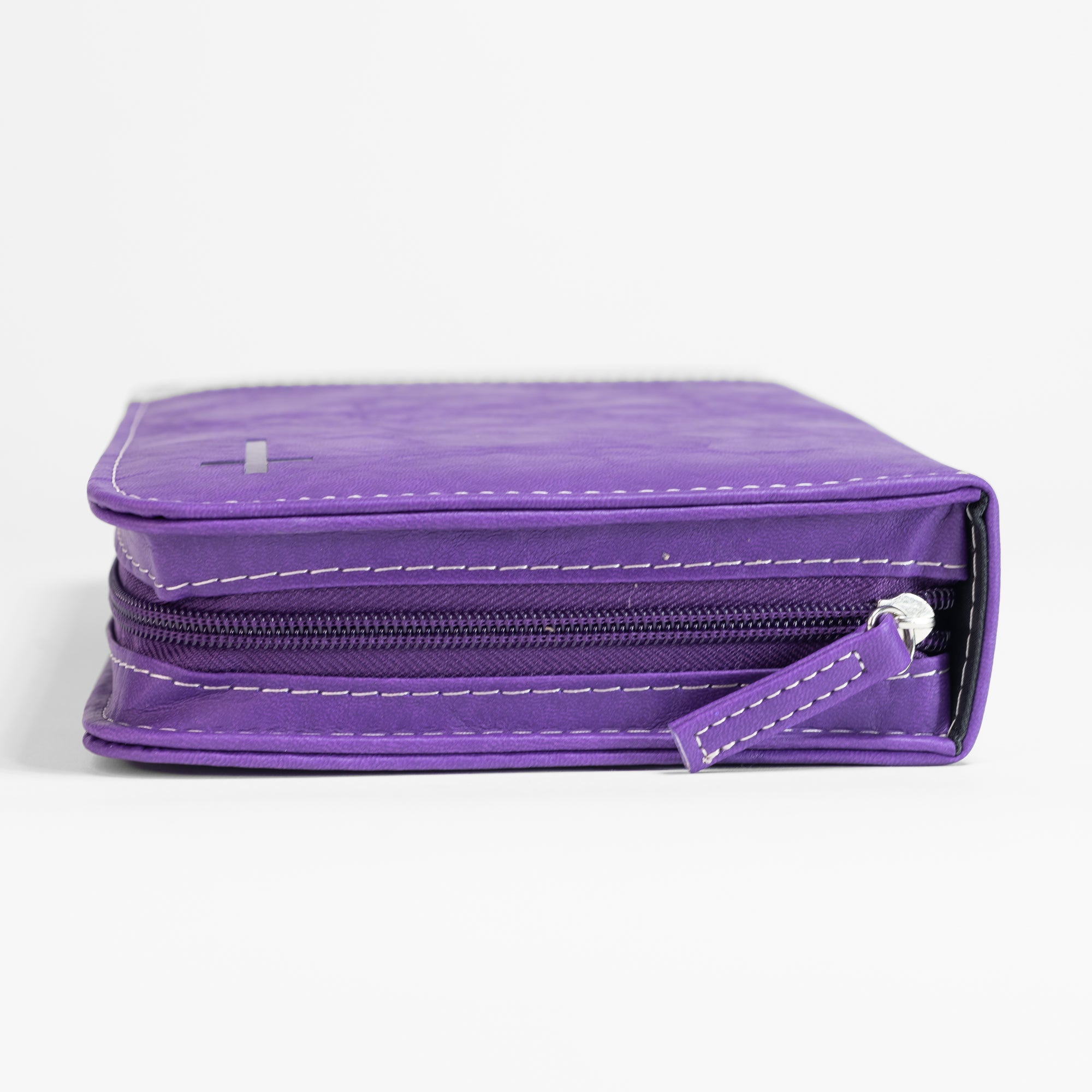 Divine Details: Bible Cover - Purple & Cream The Lord will guide you always - Isaiah 58:11