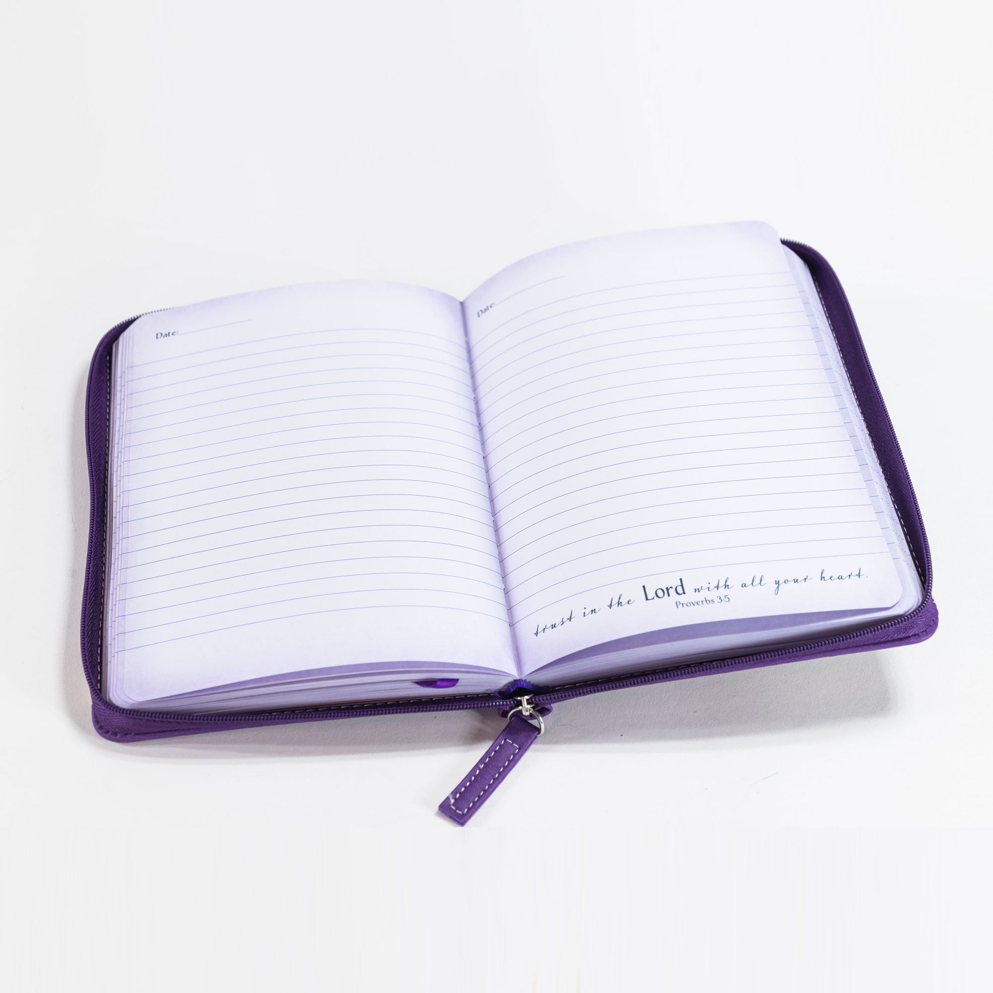 Bible Journal - Purple The Lord will Guide, Isaiah 58:11