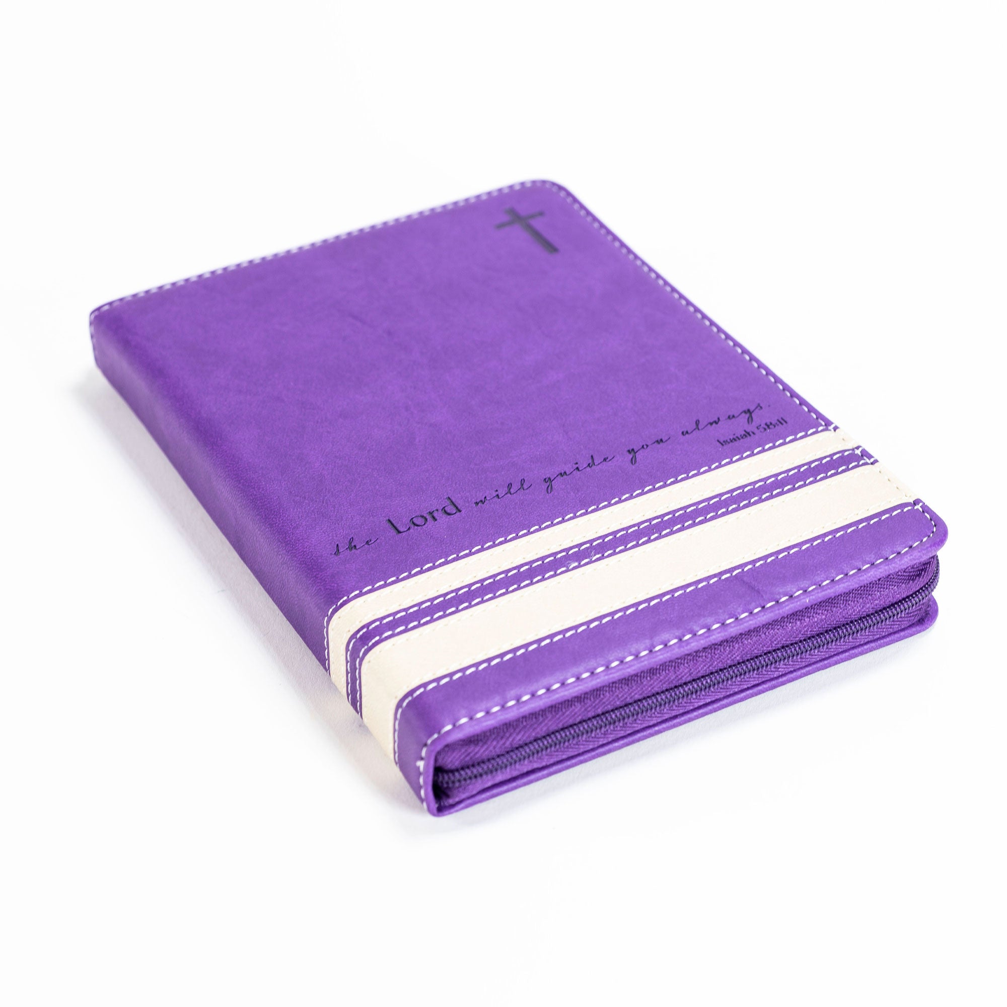 Bible Journal - Purple The Lord will Guide, Isaiah 58:11