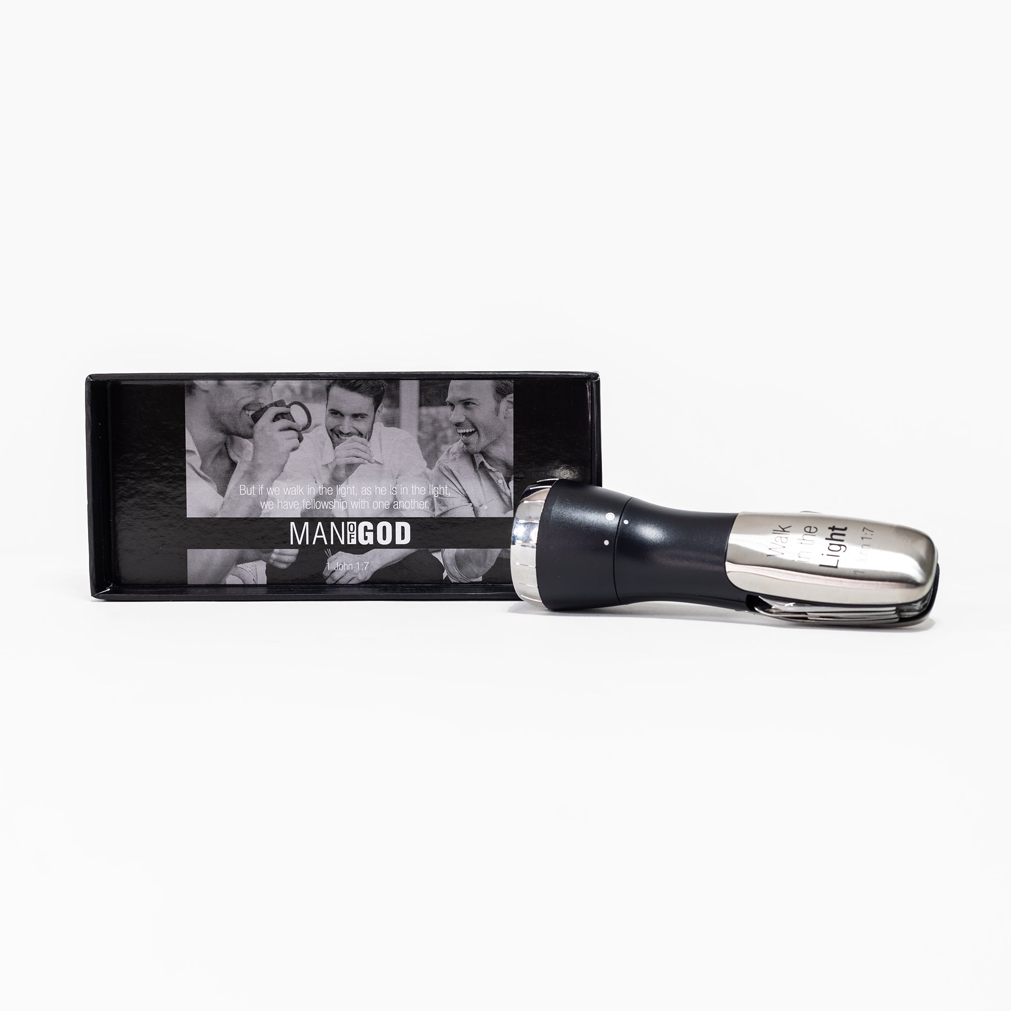 Man of God: 10 Function Flashlight Survival Tool