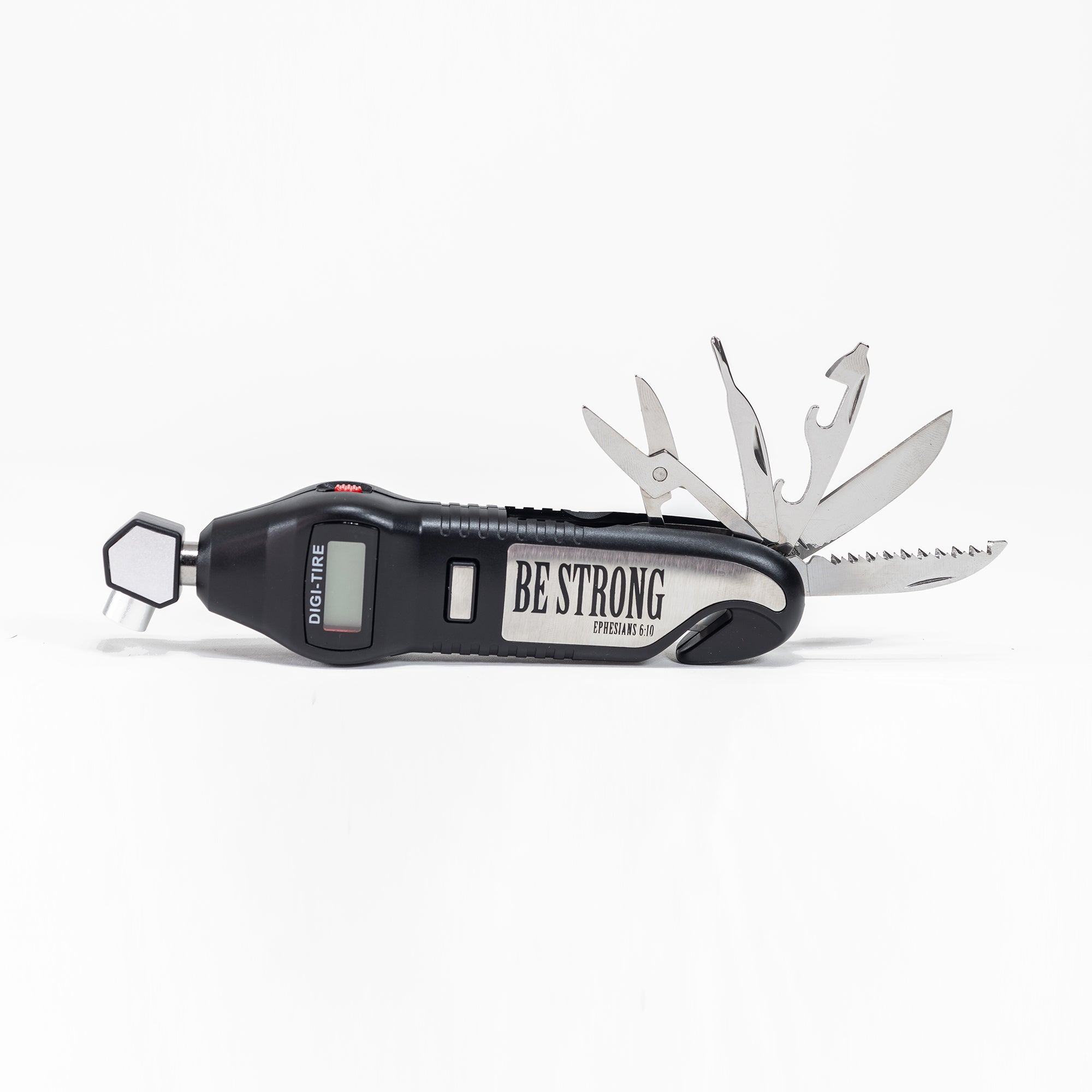 Man of God: 8 Function Digital Tire Gauge