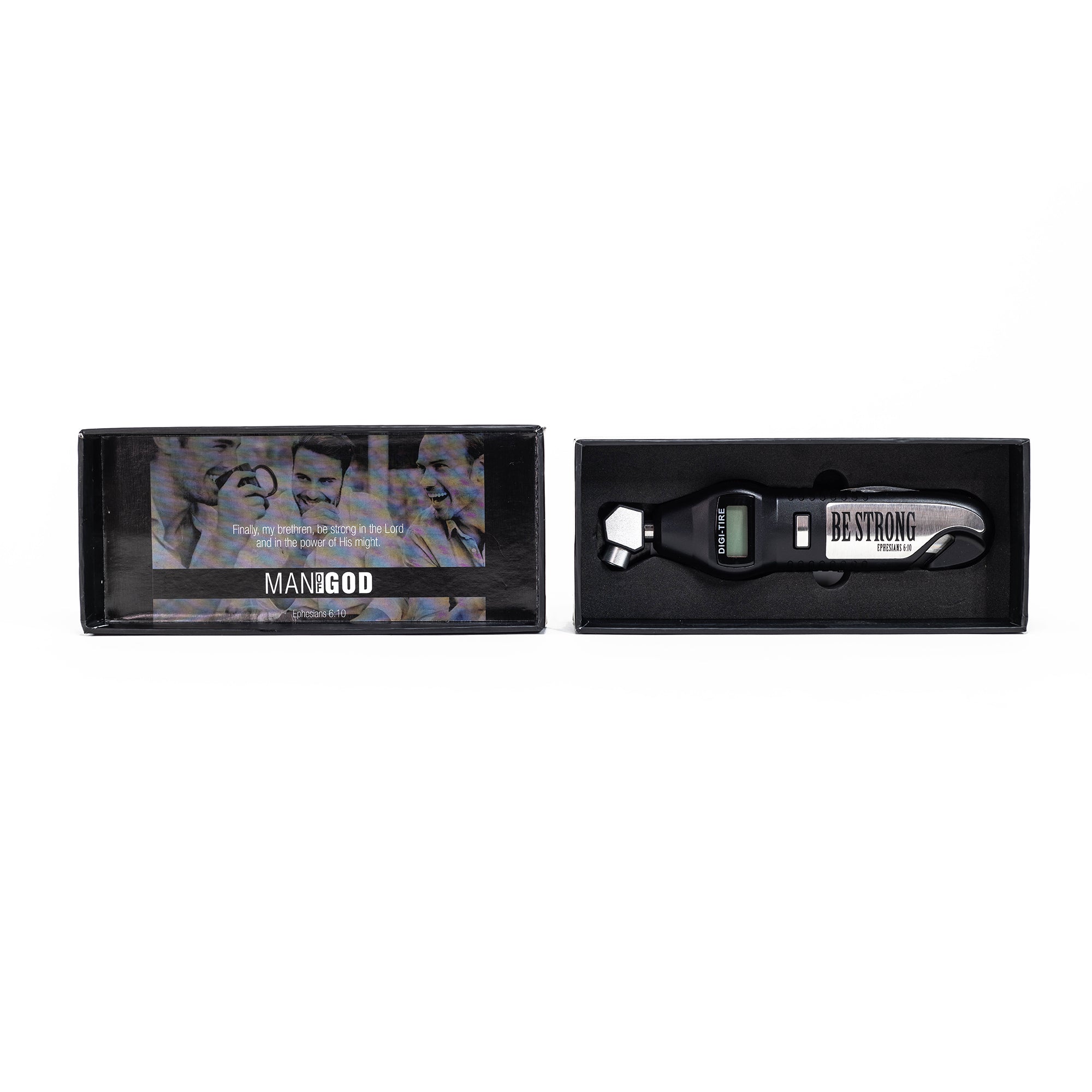 Man of God: 8 Function Digital Tire Gauge