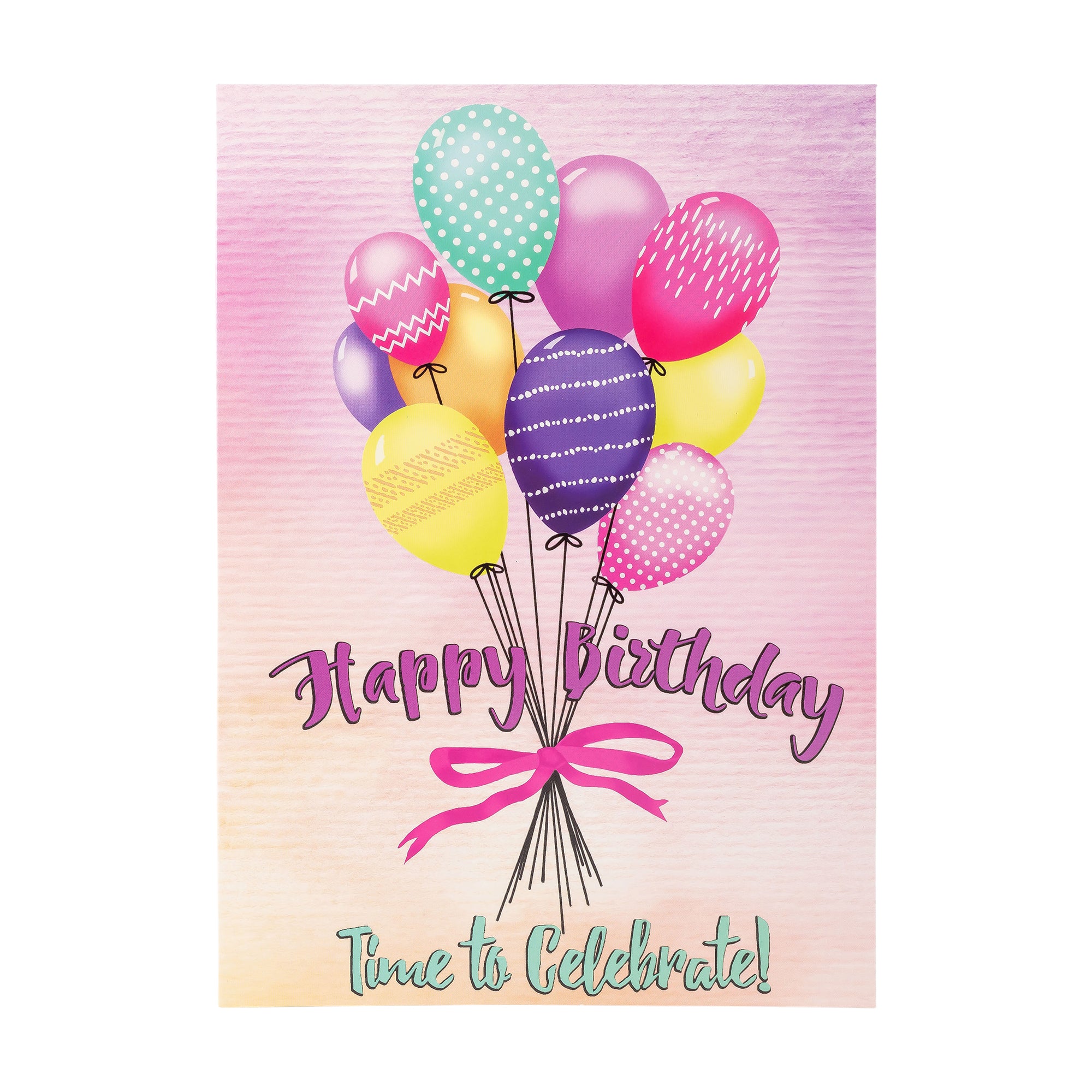 Single Cards: Birthday, Time to Celebrate (Set of 6)