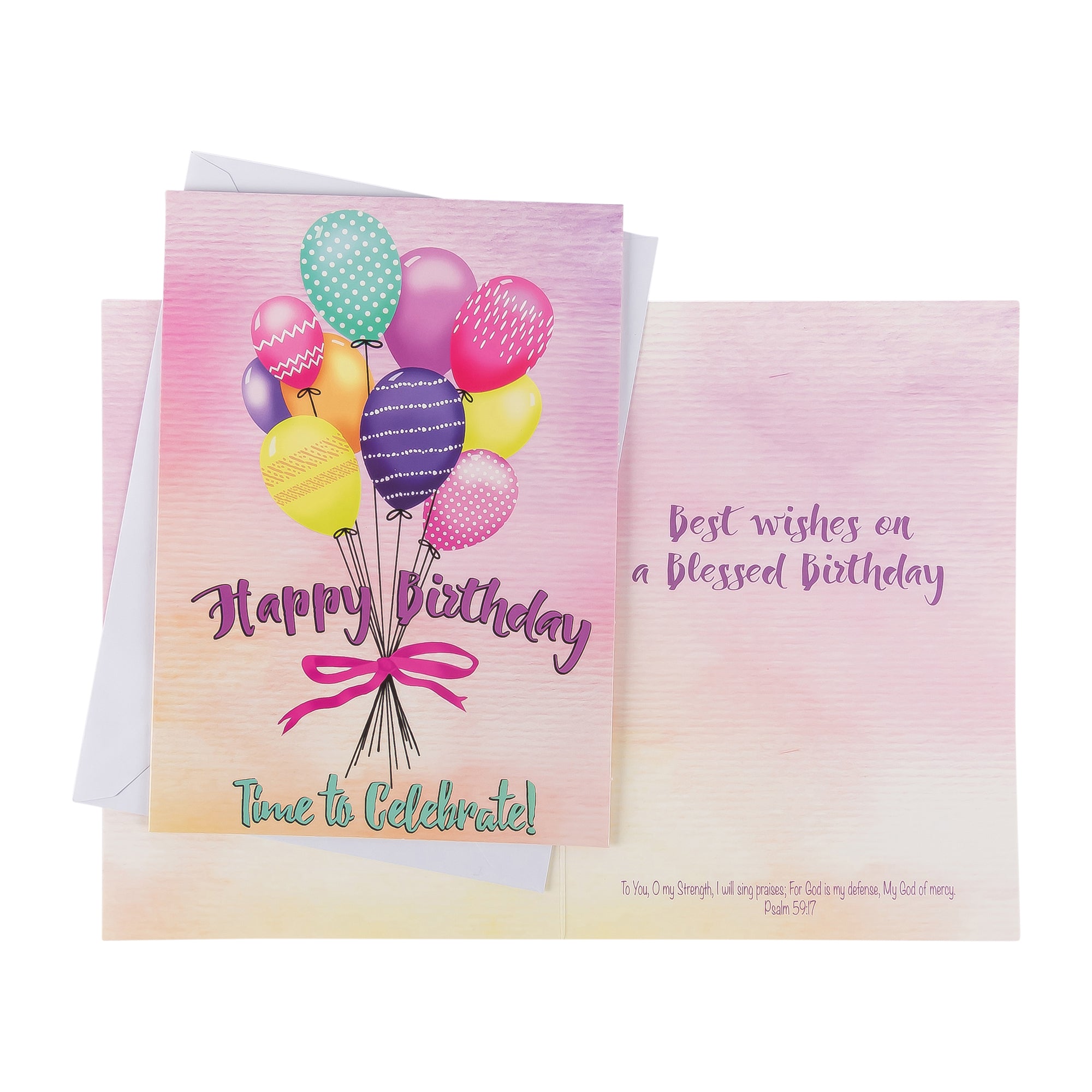 Single Cards: Birthday, Time to Celebrate (Set of 6)