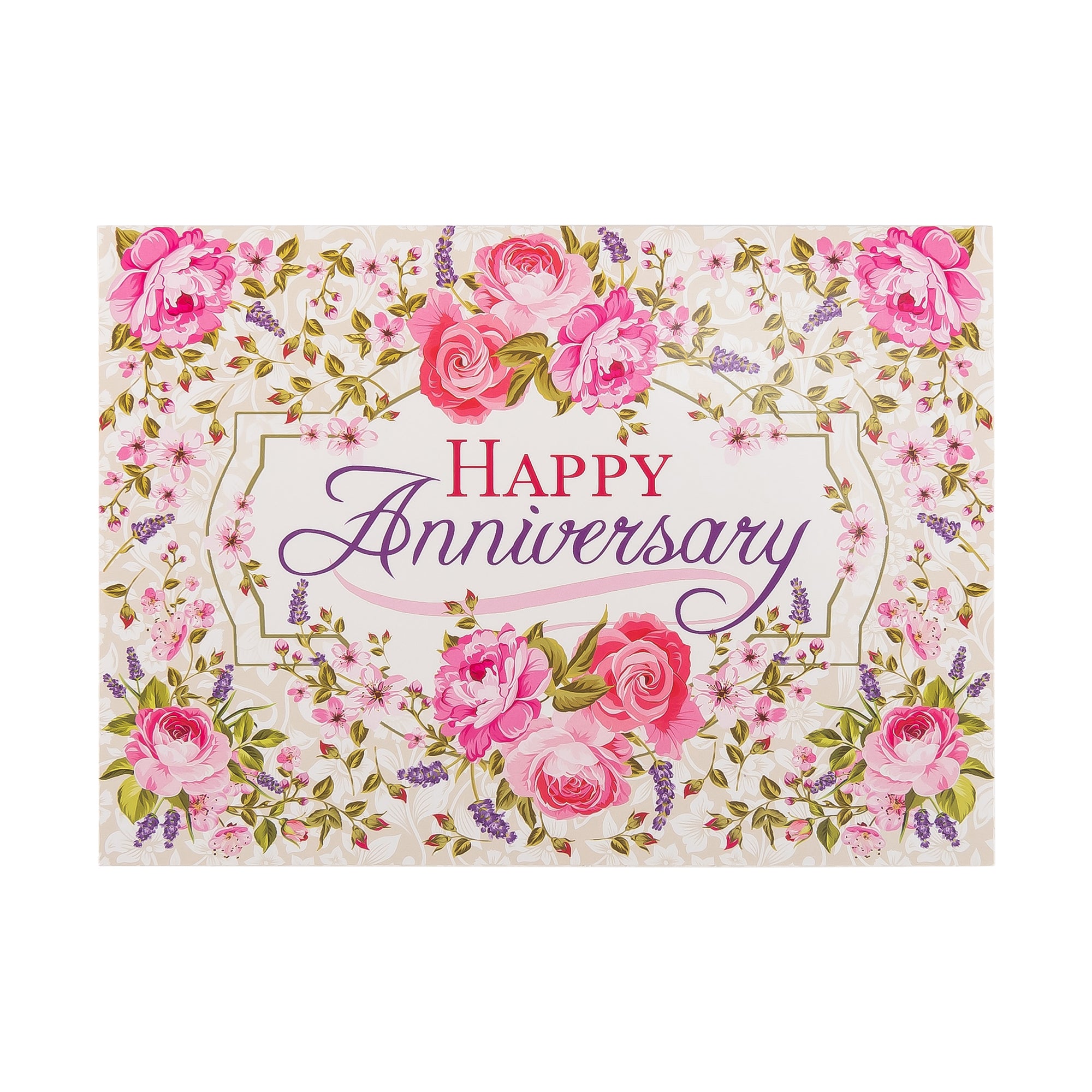 Boxed Cards: Anniversary, Floral Sprays & Traditional Wording