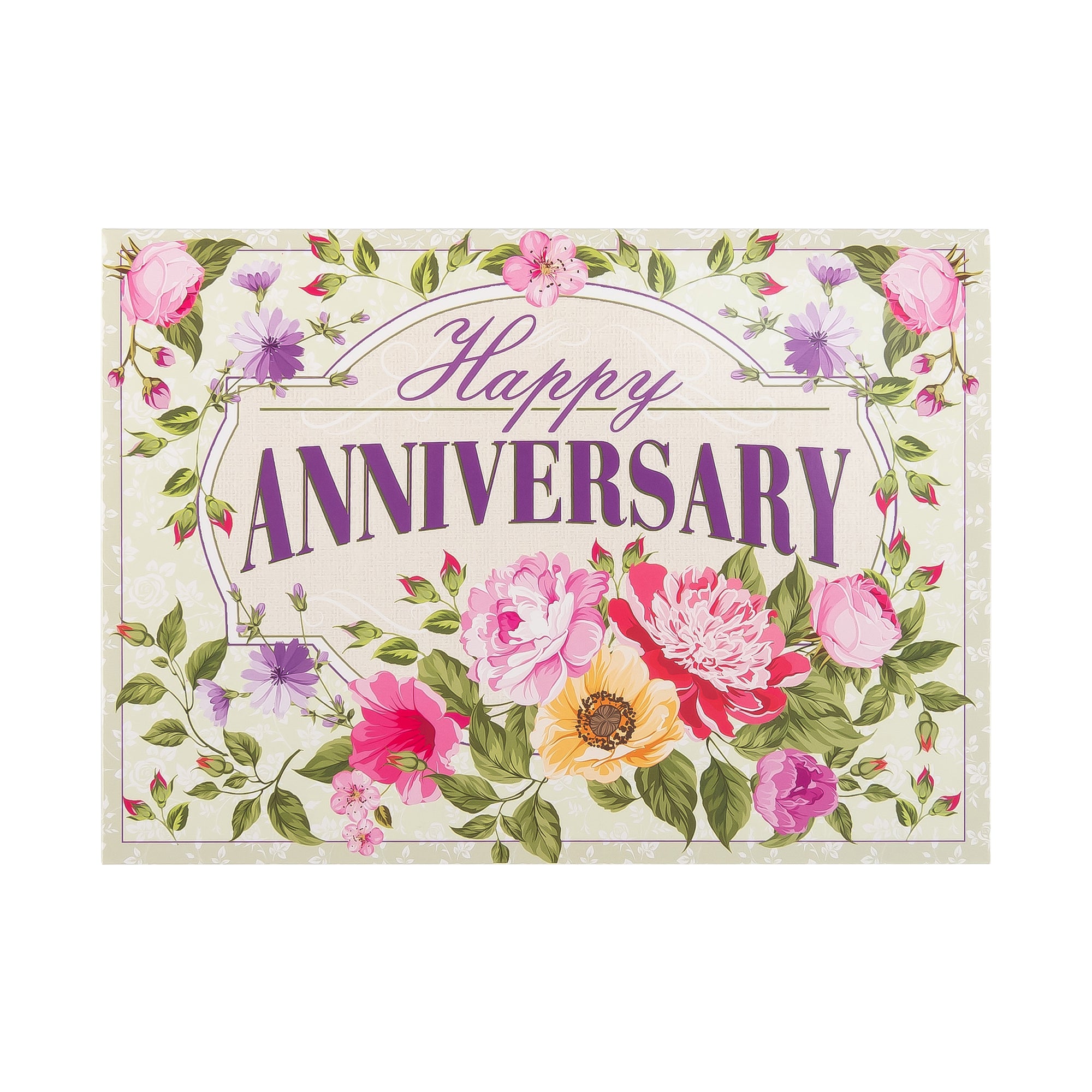 Boxed Cards: Anniversary, Floral Sprays & Traditional Wording