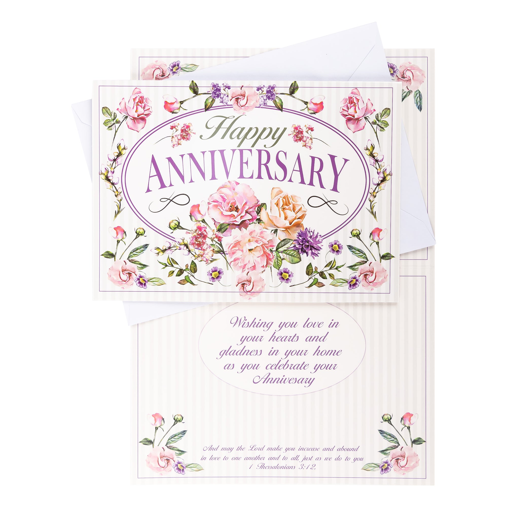 Boxed Cards: Anniversary, Floral Sprays & Traditional Wording