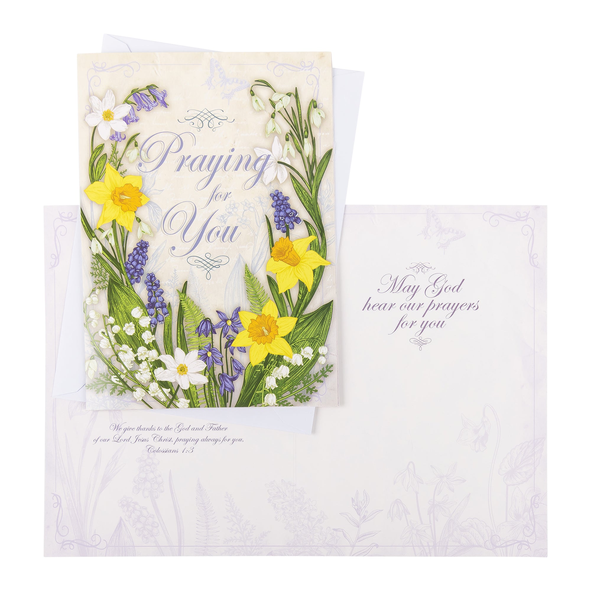 Single Cards - Praying for You - May God Colossians 1:3 (6 pk)