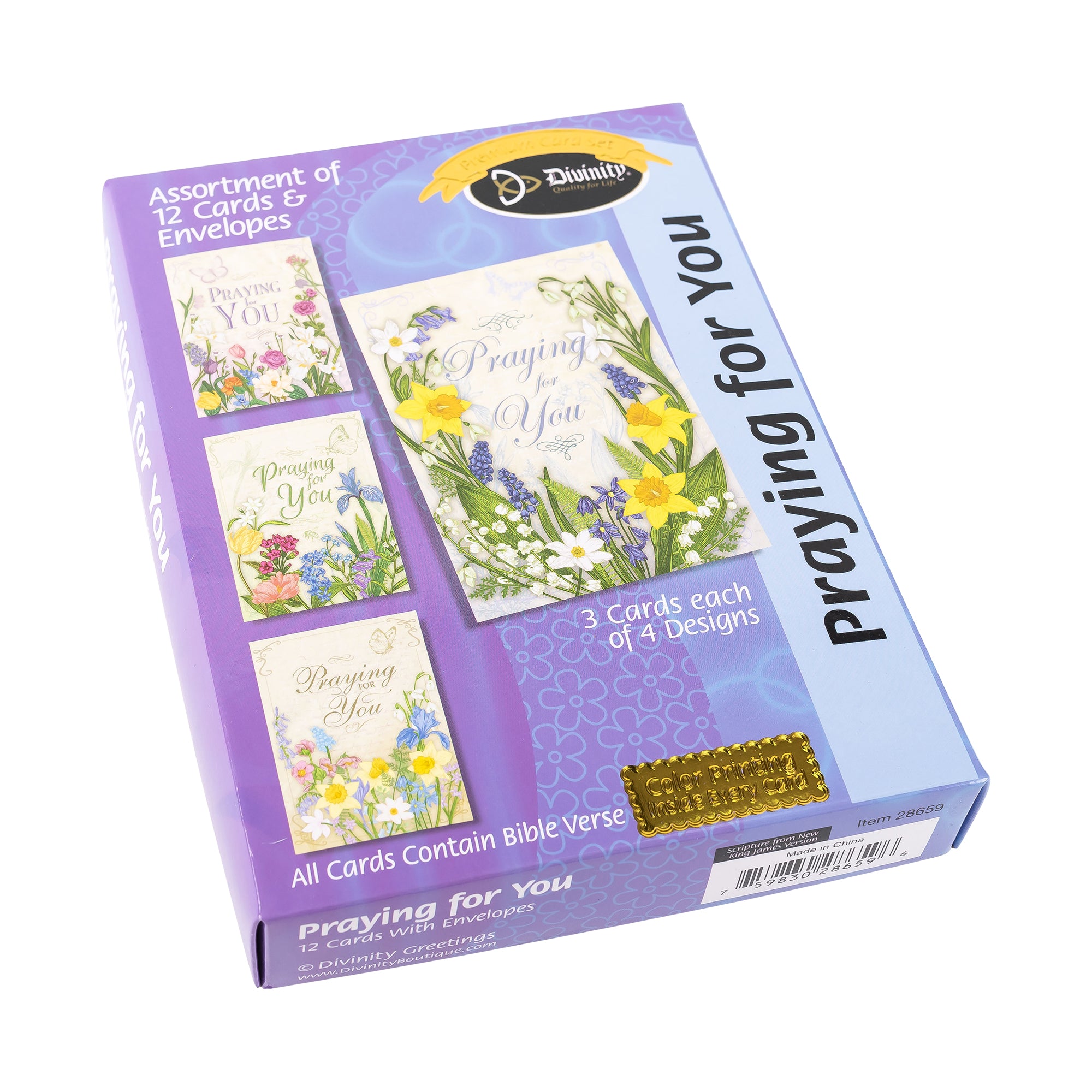 Boxed Cards: Praying for you Florals & Butterflies