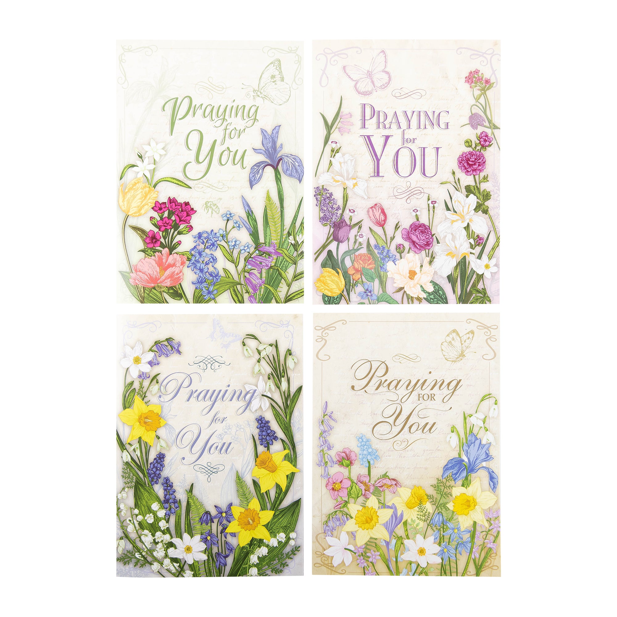 Boxed Cards: Praying for you Florals & Butterflies