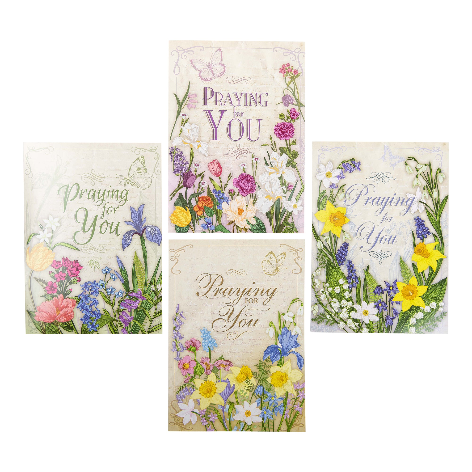 Boxed Cards: Praying for you Florals & Butterflies