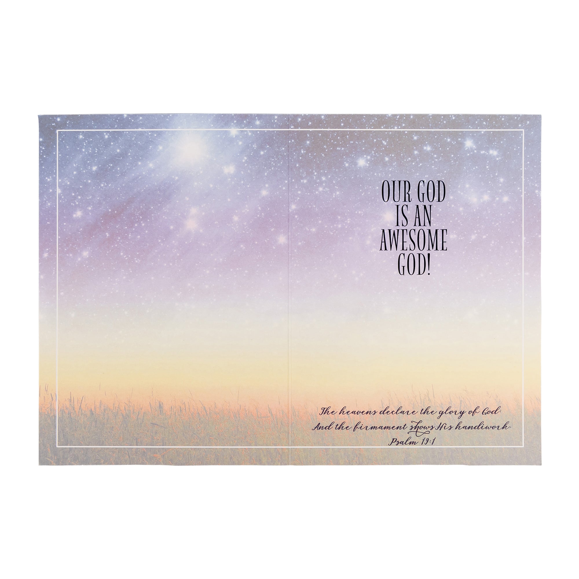 Single Cards: Inspiration, Inspired, Our God is an Awesome God (Set of 6)