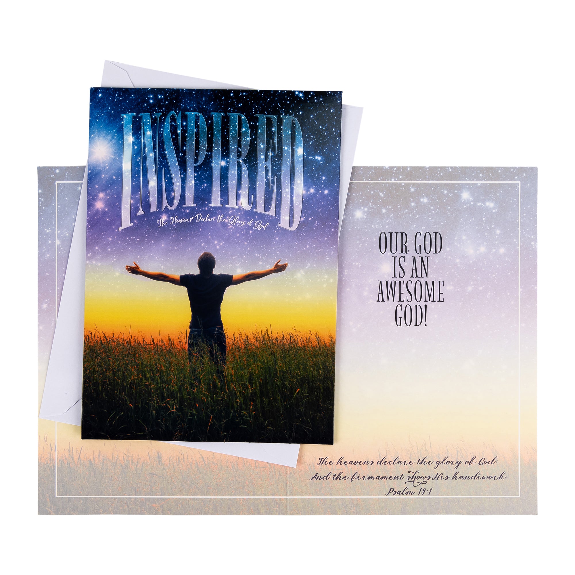 Single Cards: Inspiration, Inspired, Our God is an Awesome God (Set of 6)